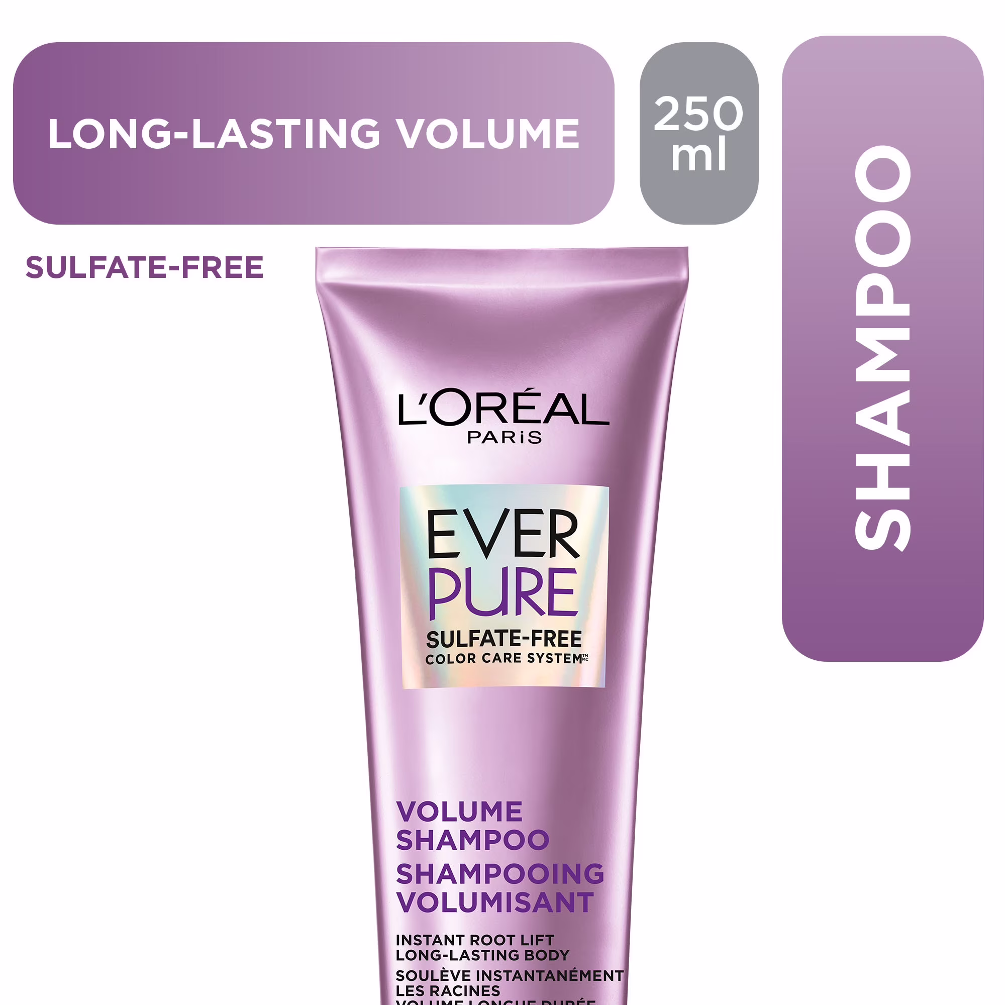 Shampooing volumisant volume shampoo everpure de l'oréal paris