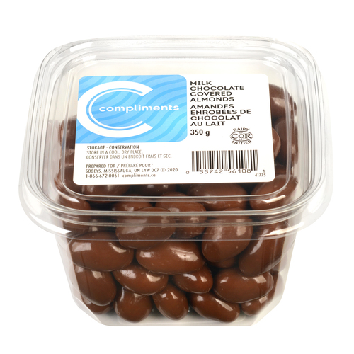 Compliments Amandes enrobées de chocolat au lait 350 g