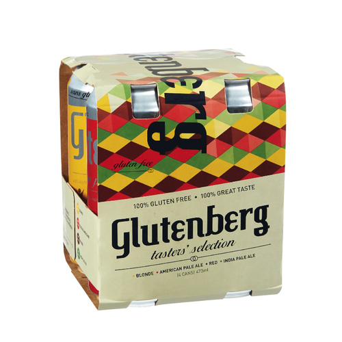 BSG Glutenberg Bière sélection Dégustation 4 x 473 ml
