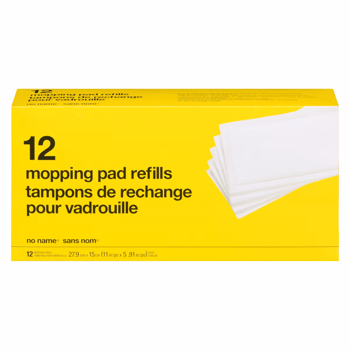 Tampons de recharge pour vadrouille paquet de 12