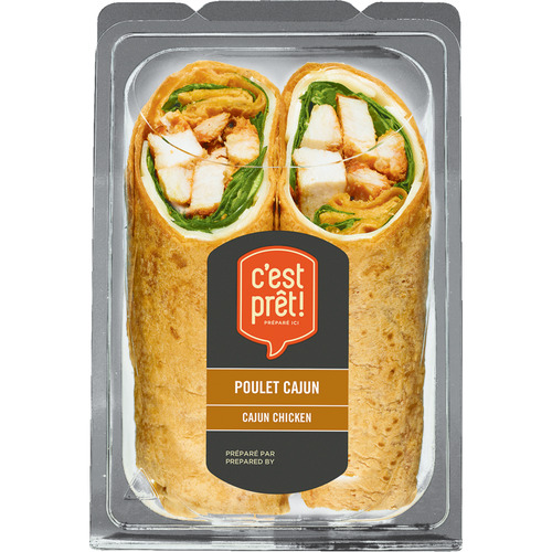 C'est Prêt! Wrap au poulet cajun 280 g