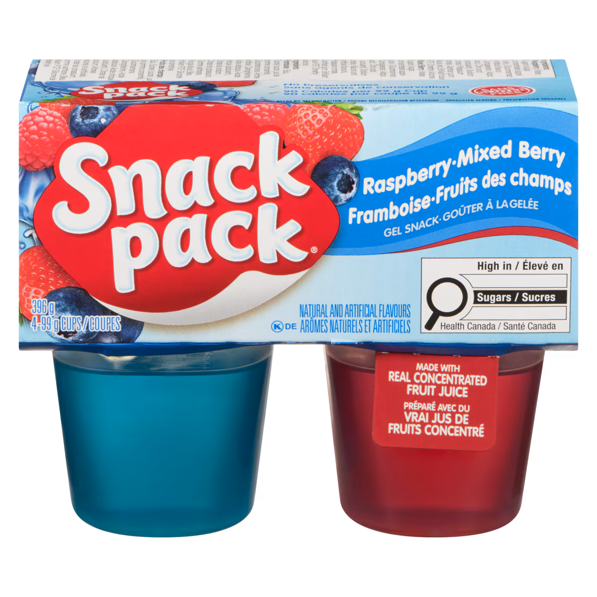 Juicy Gels framboises et fruits des champs