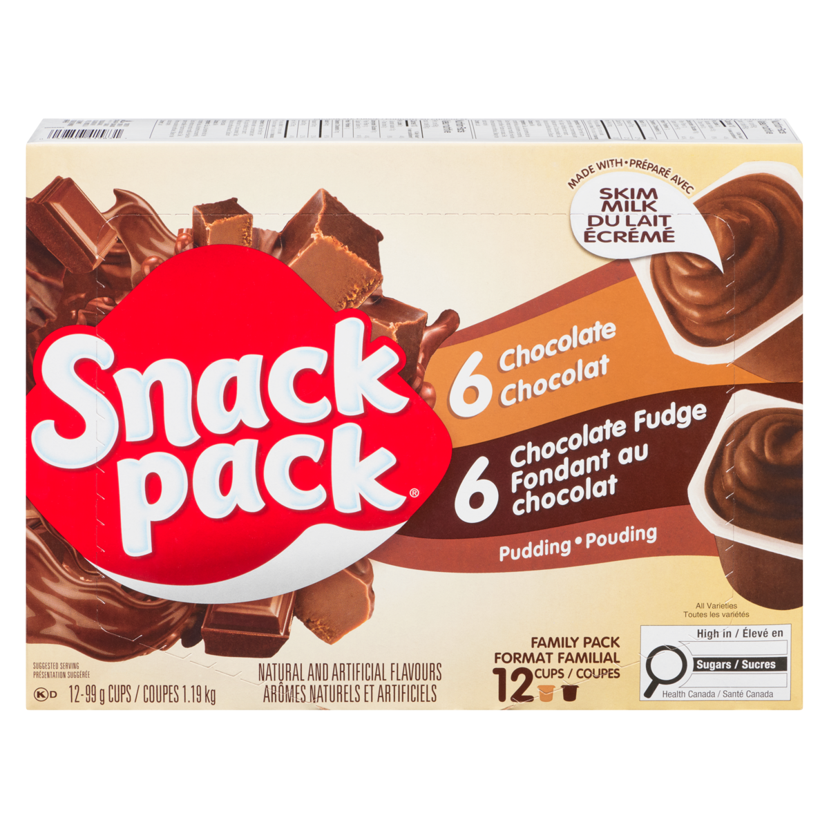 Snack Pack amoureux du chocolat