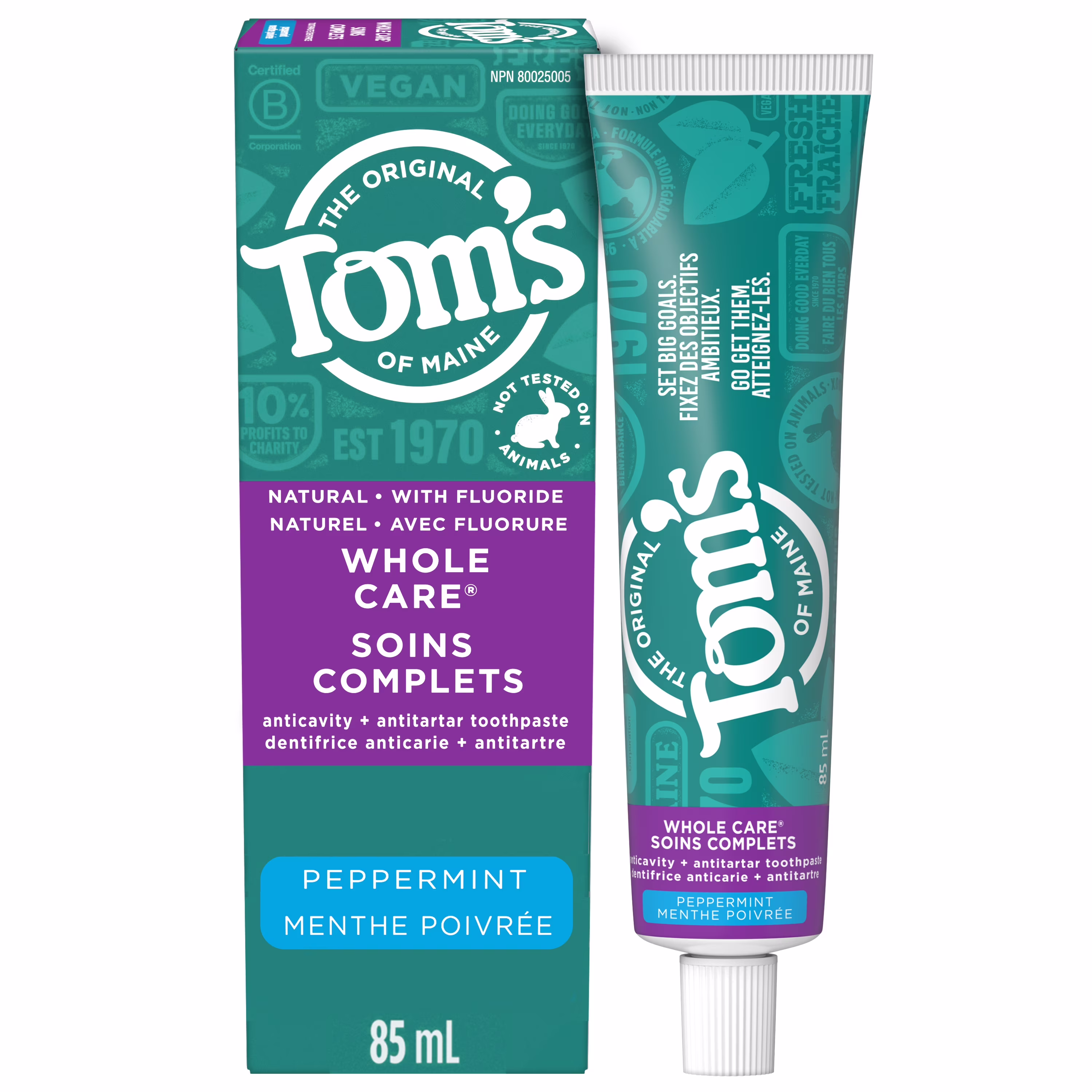 Dentifrice à saveur de menthol
