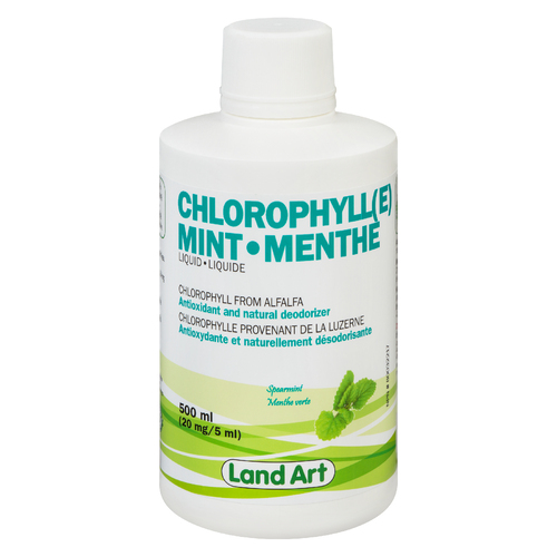 Land Art Chlorophylle saveur de menthe 500 ml
