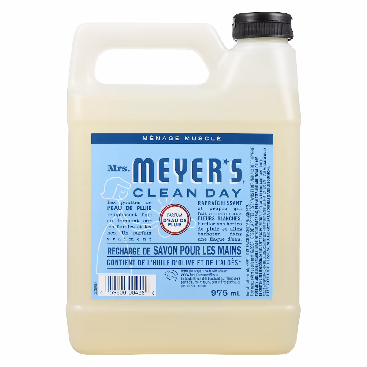 Recharge de savon pour les mains eau de pluie