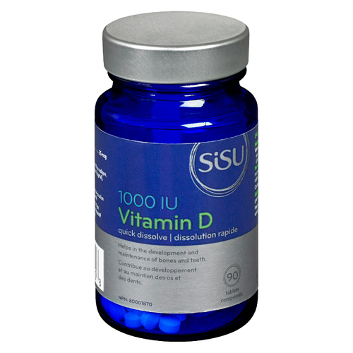 Sisu Vitamine D 1000 UI 90 comprimés