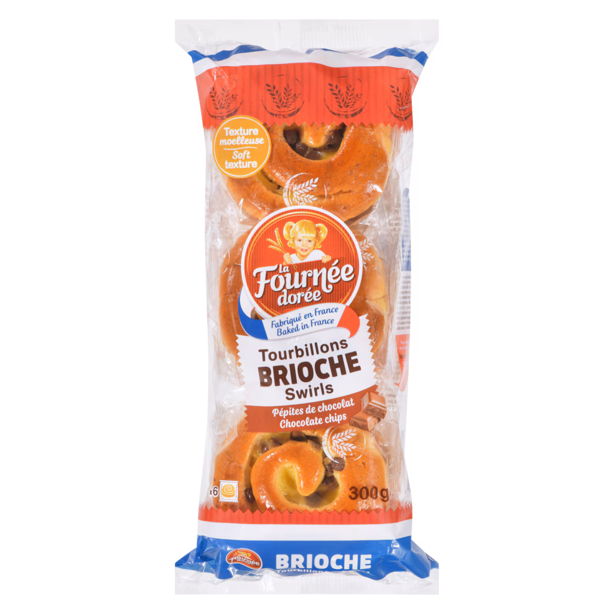 Tourbillons brioche pépites de chocolat