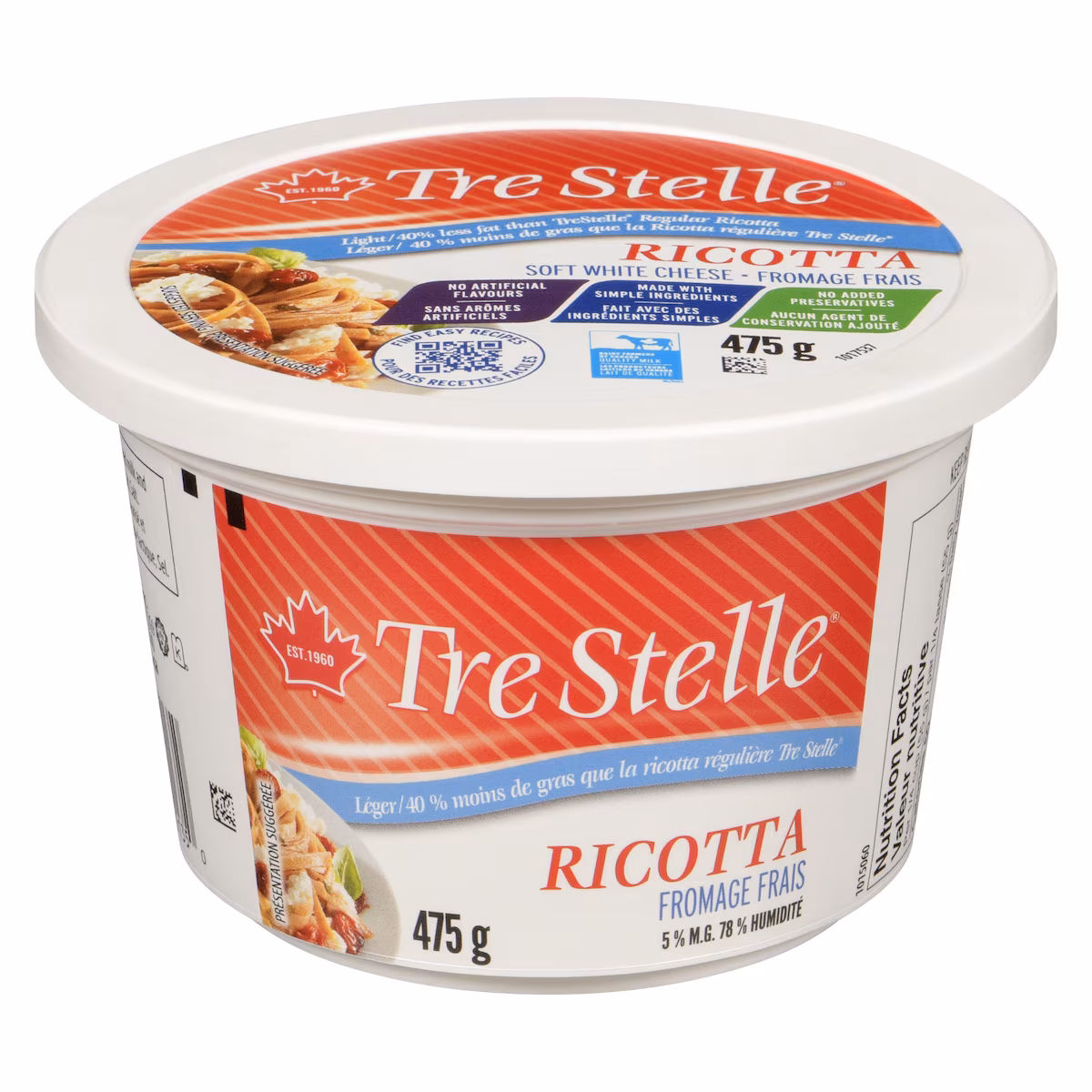 Fromage ricotta léger