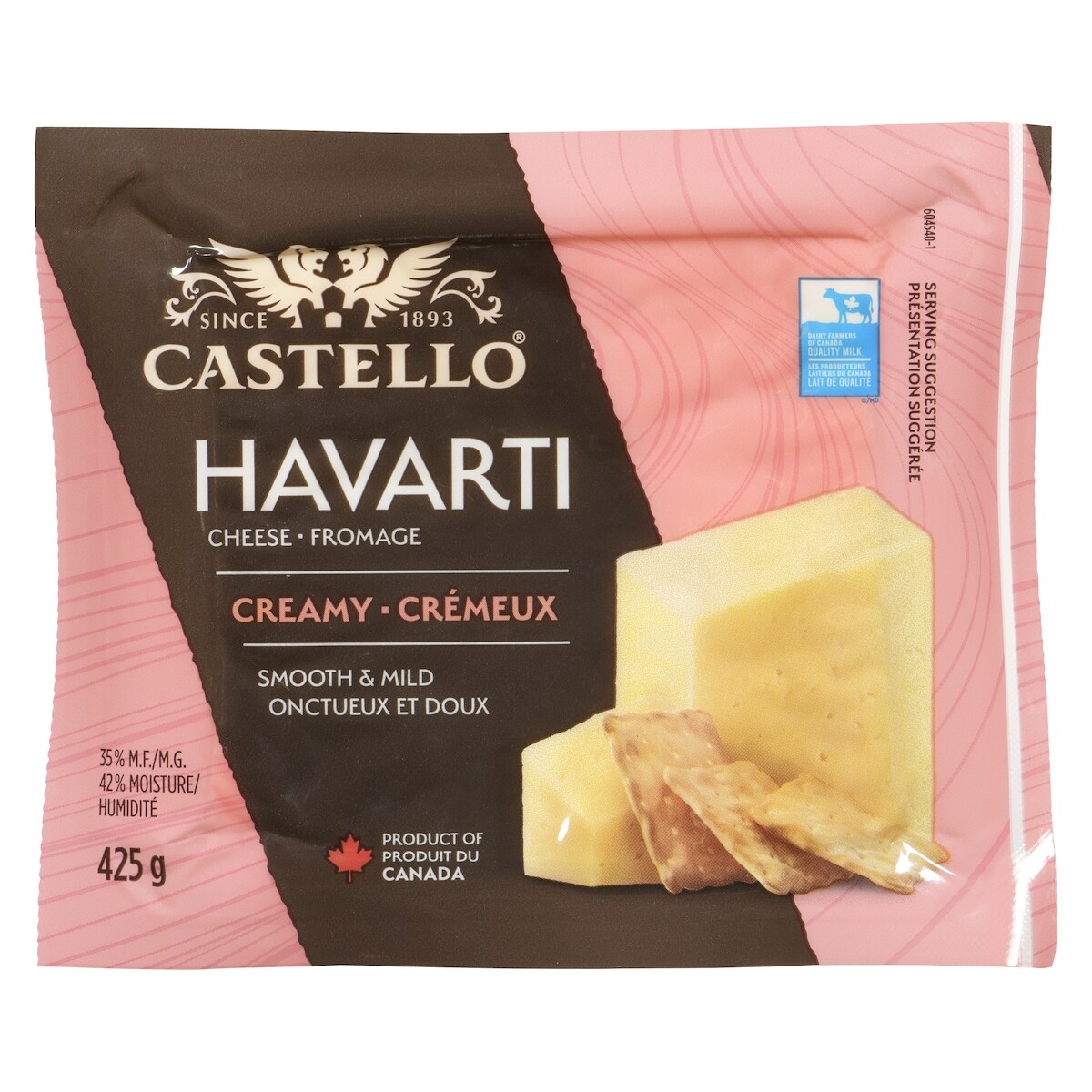 Havarti fromage crémeux 35 % m.g.