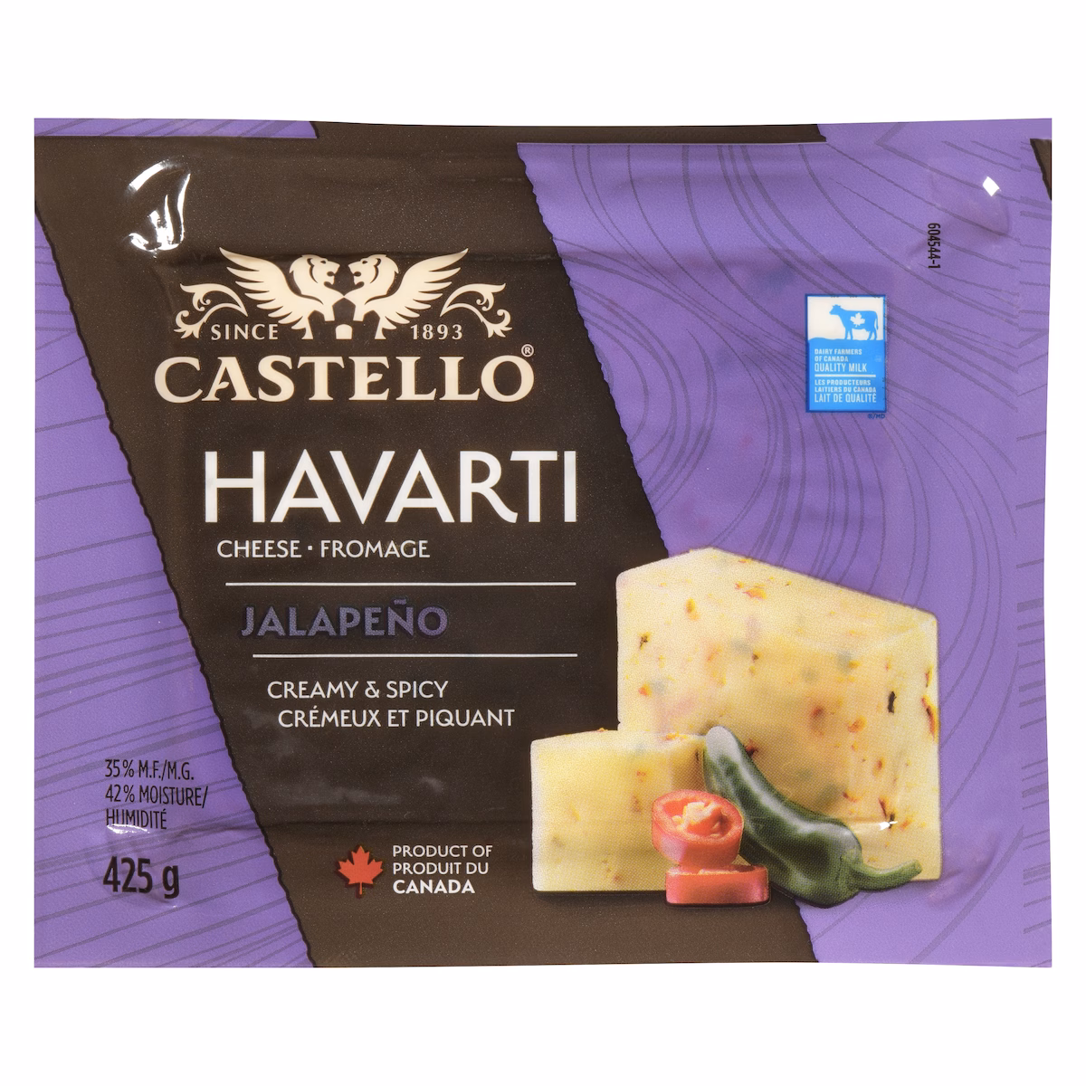 Havarti fromage jalapeño 35 % m.g.