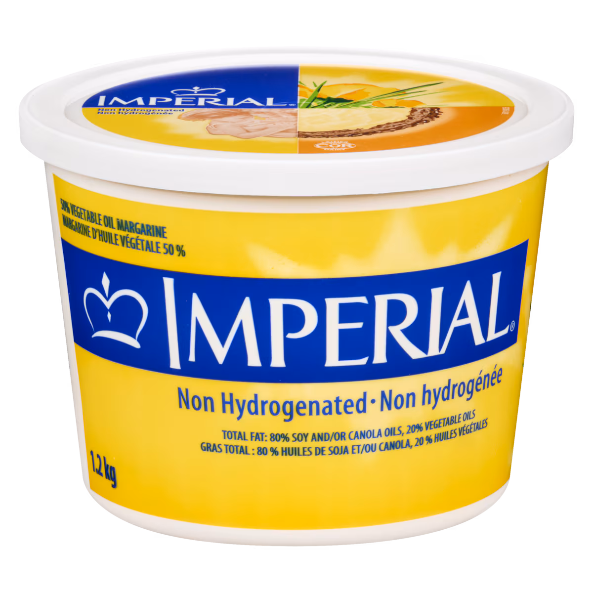 Margarine d'huile végétale 50 % non hydrogénée