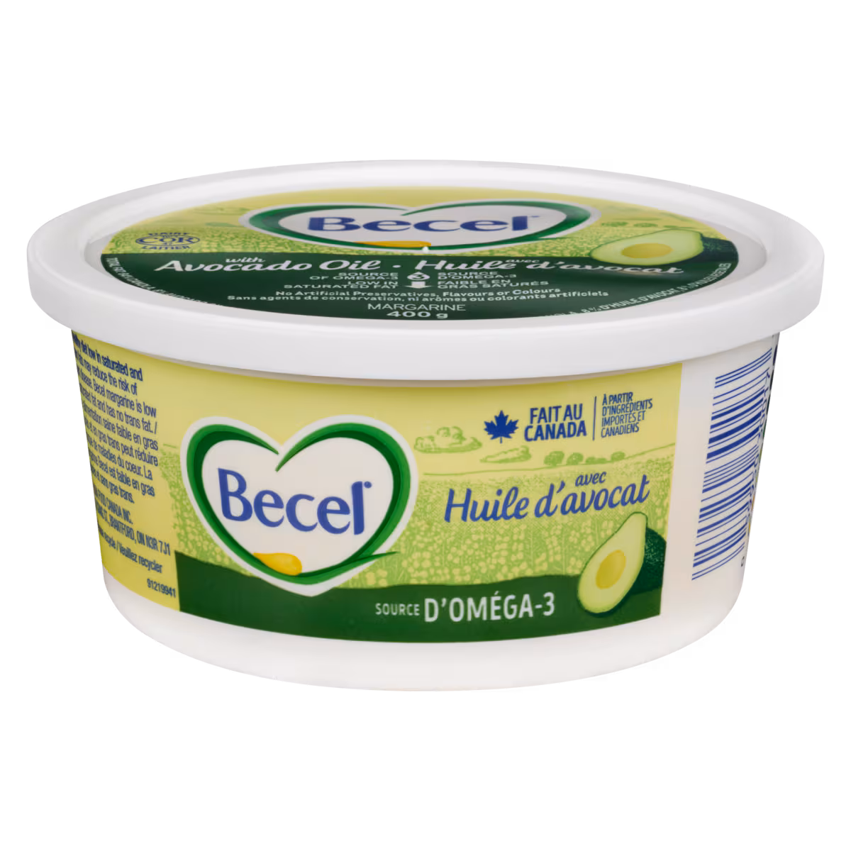 Margarine avec huile d'avocat