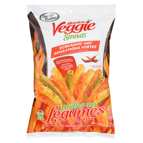 Sensible Portions Collations pailles sensations fortes 120 g
