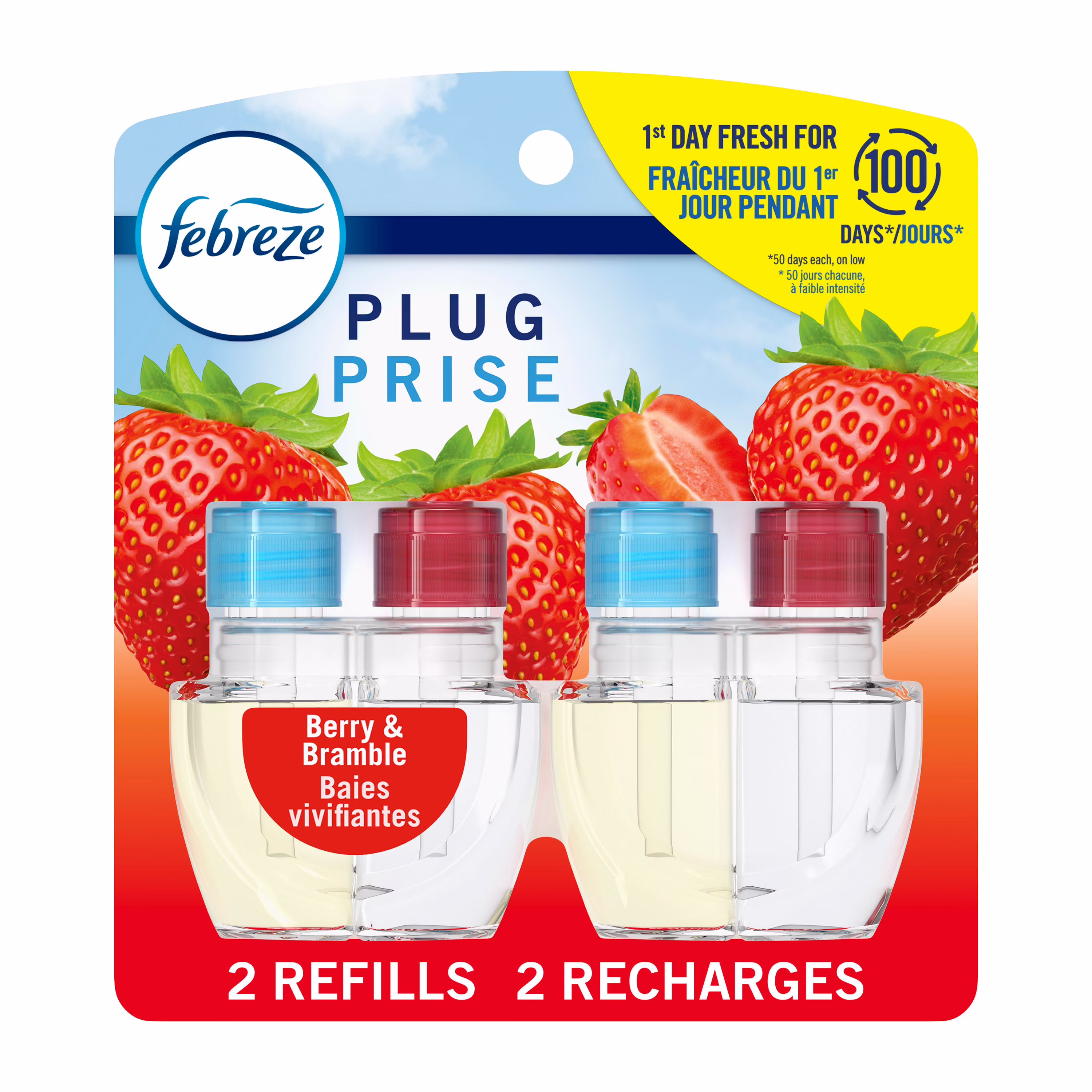 Recharge de purificateur d'air en huile au parfum de baies vivifiantes