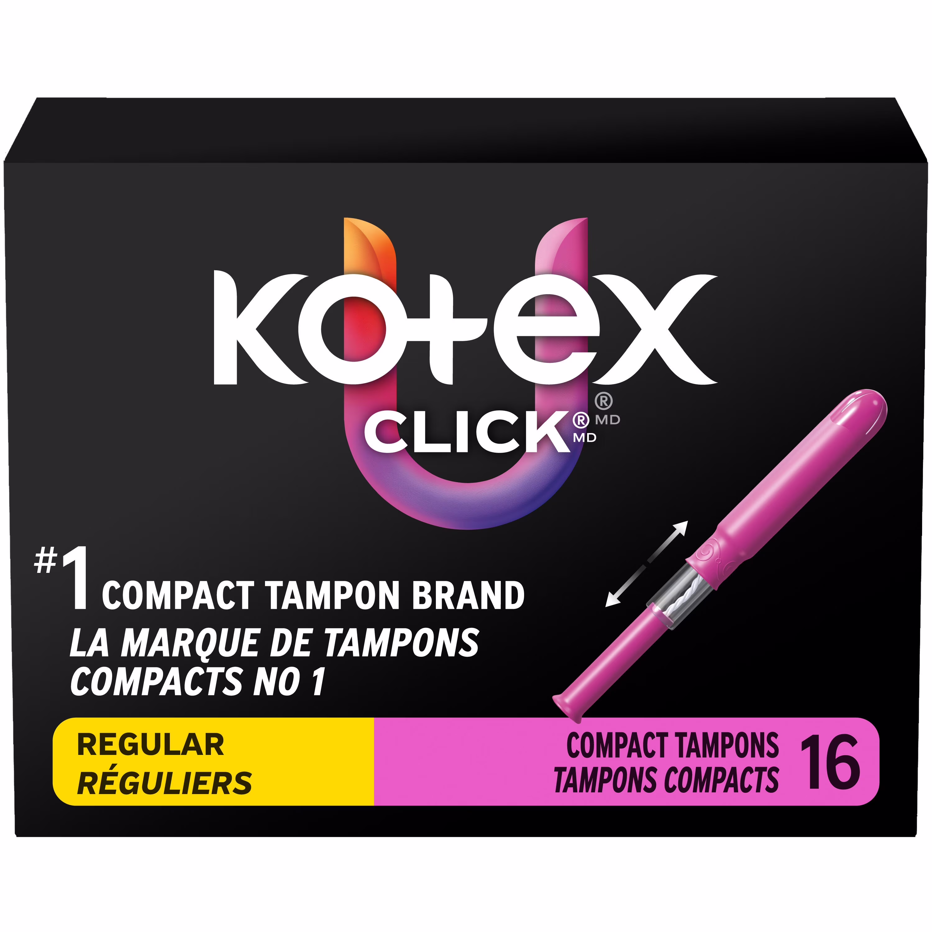 Tampons réguliers compacts