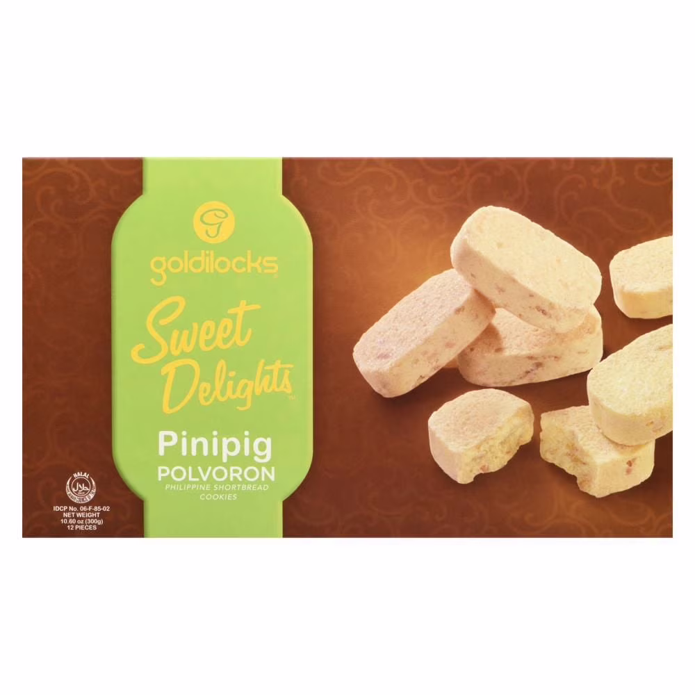 Goldilocks pinipig polvoron sablé