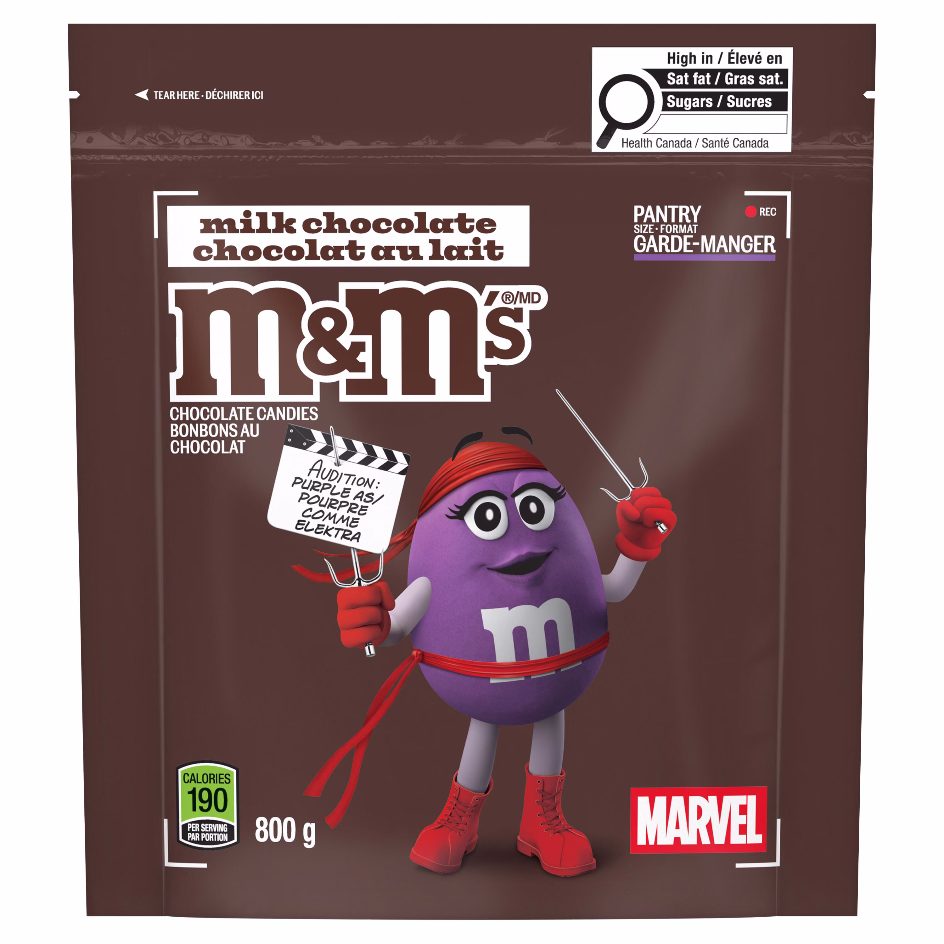 M&ms. bonbons au chocolat au lait. format célébration.  1 pochette.
