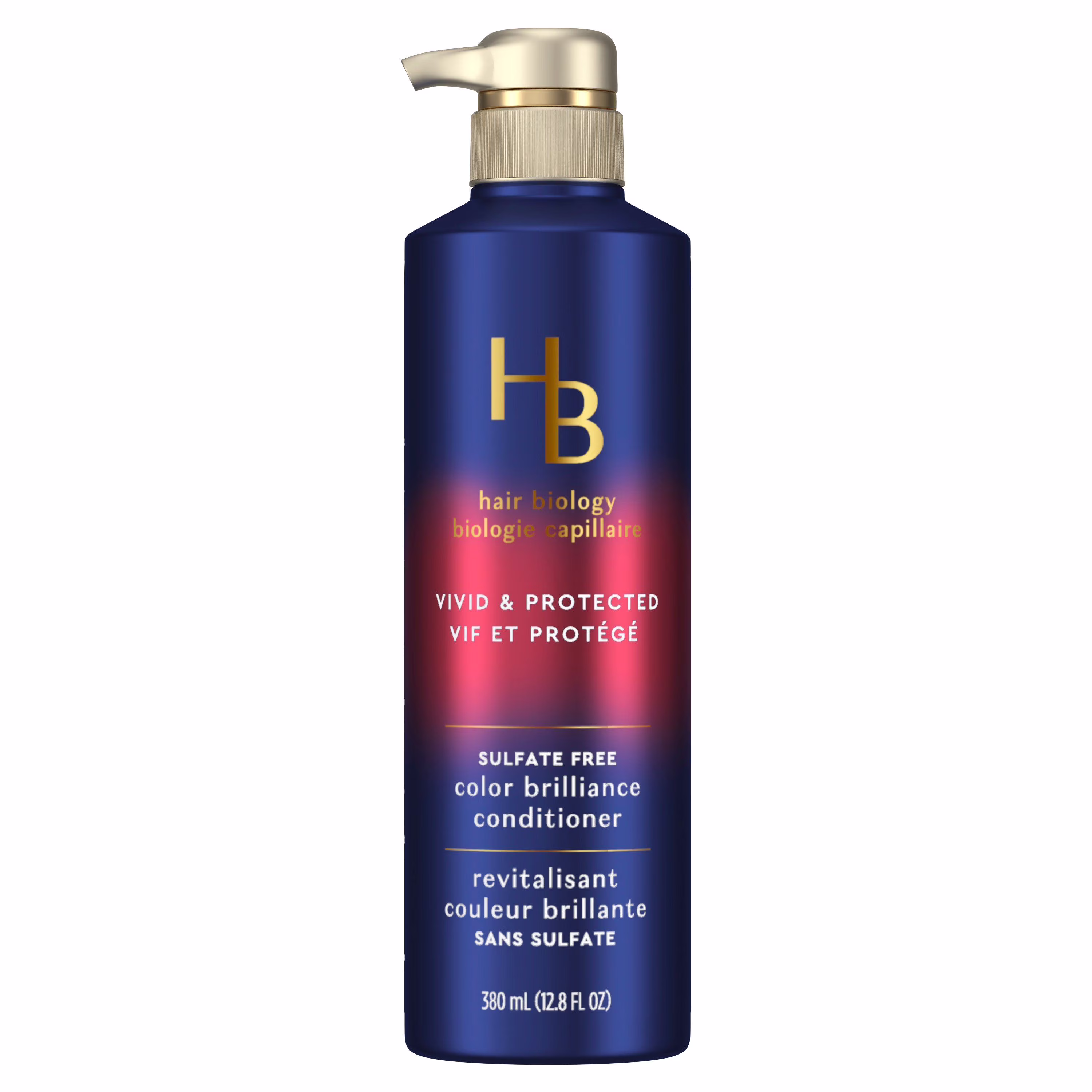 Revitalisant hair biology biotin color brilliance sans sulfate avec biotine. prévient les dommages. pour cheveux rêches. gris. colorés