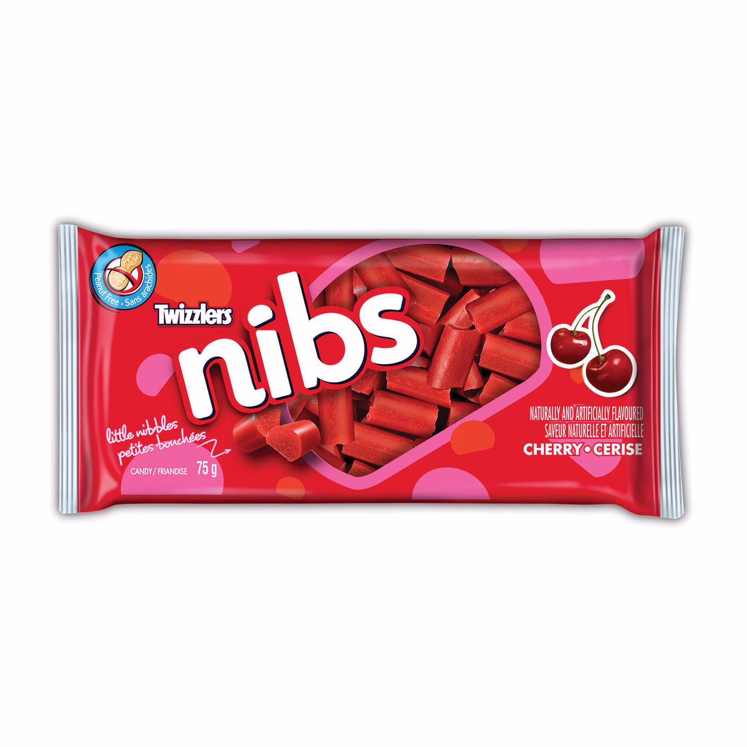 Friandises à la cerise twizzlers nibs