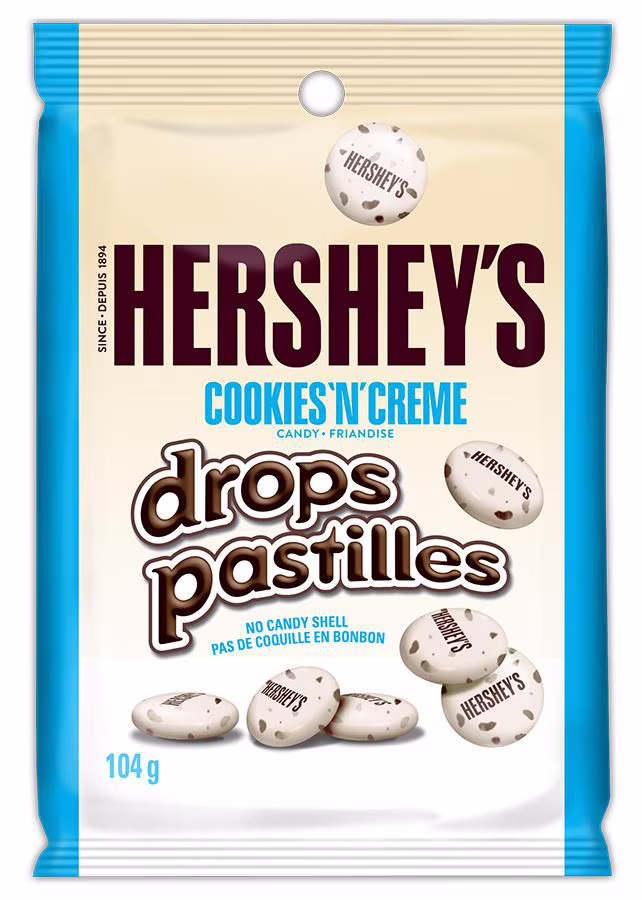 Friandise pastilles cookies 'n' crème de hershey's