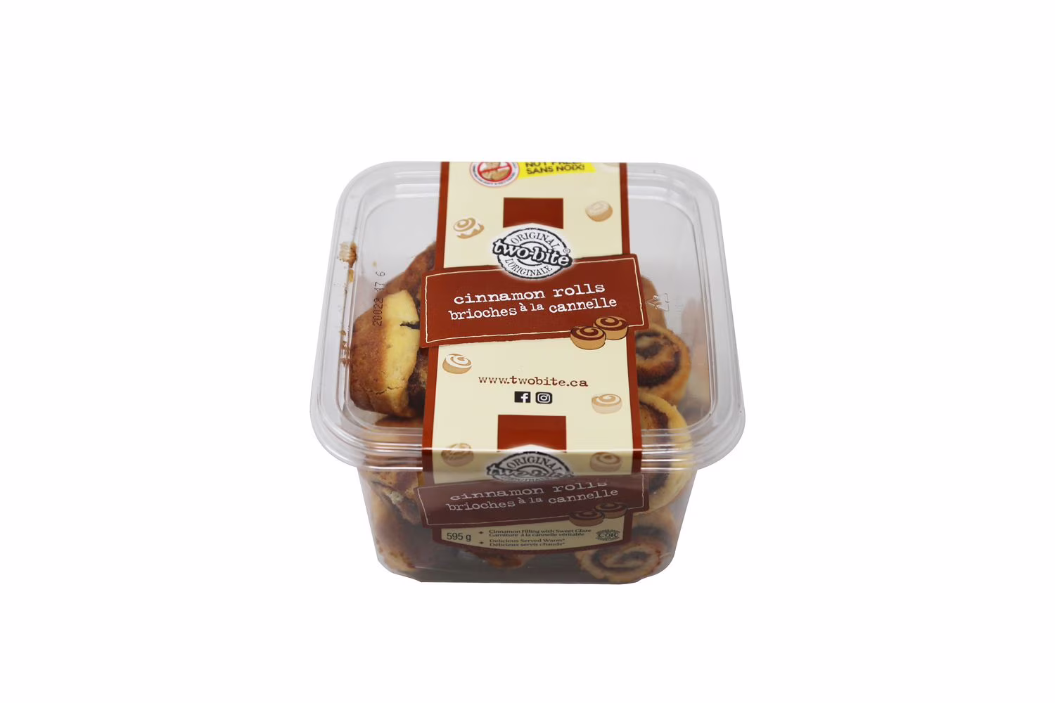 Brioches à la cannelle two-bite quantité  rammes