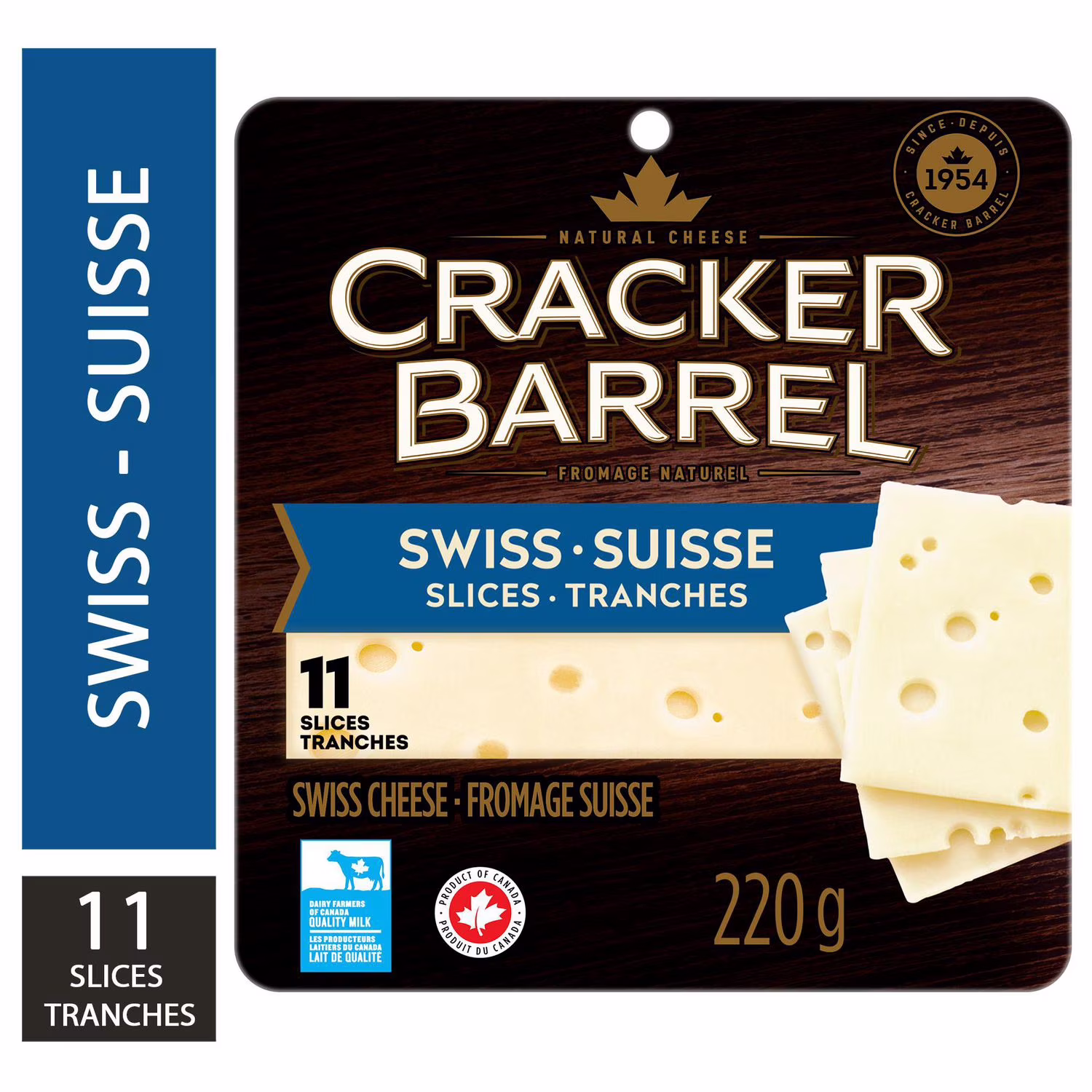 Fromage suisse en tranches