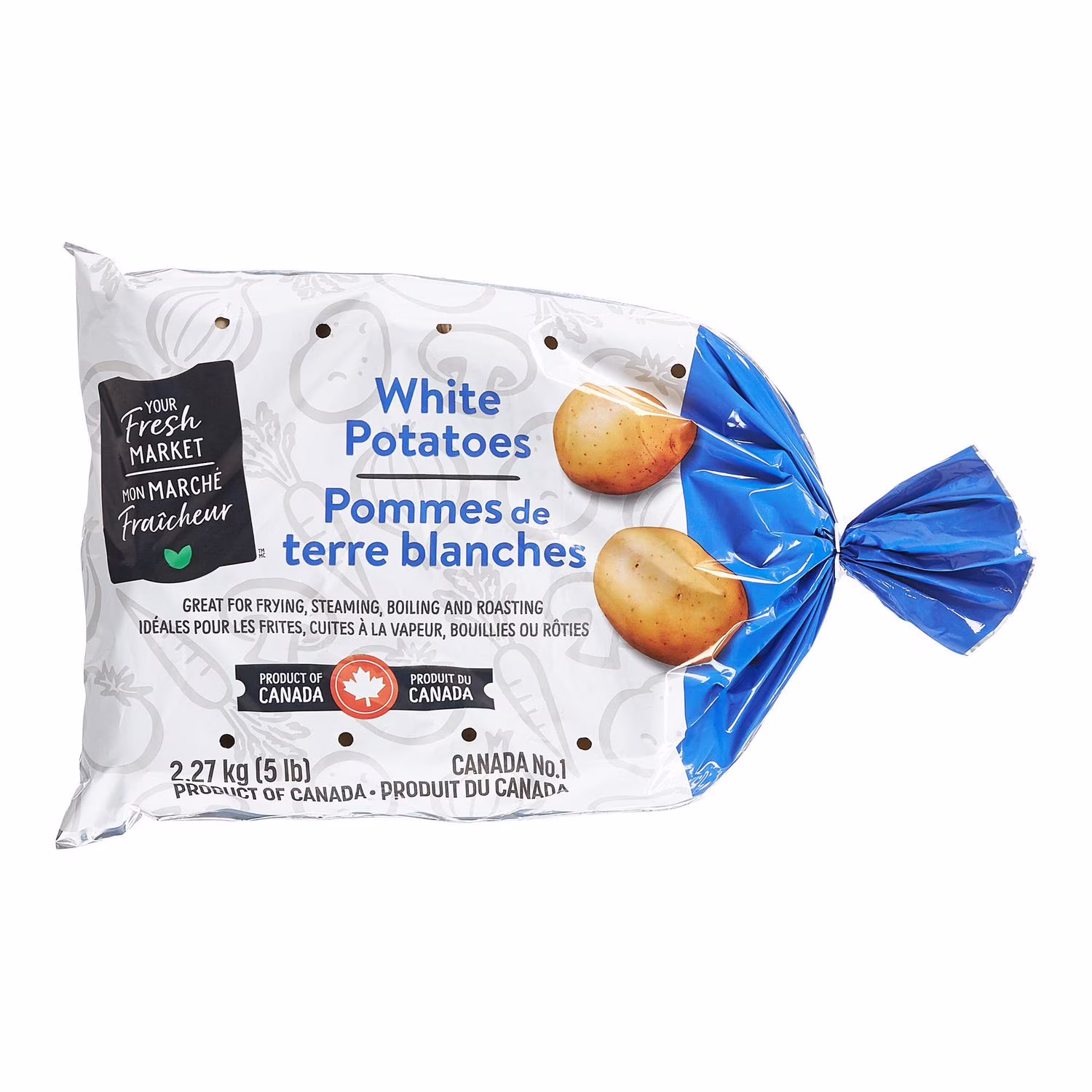 Pomme de terre. blanche. mon marché fraîcheur