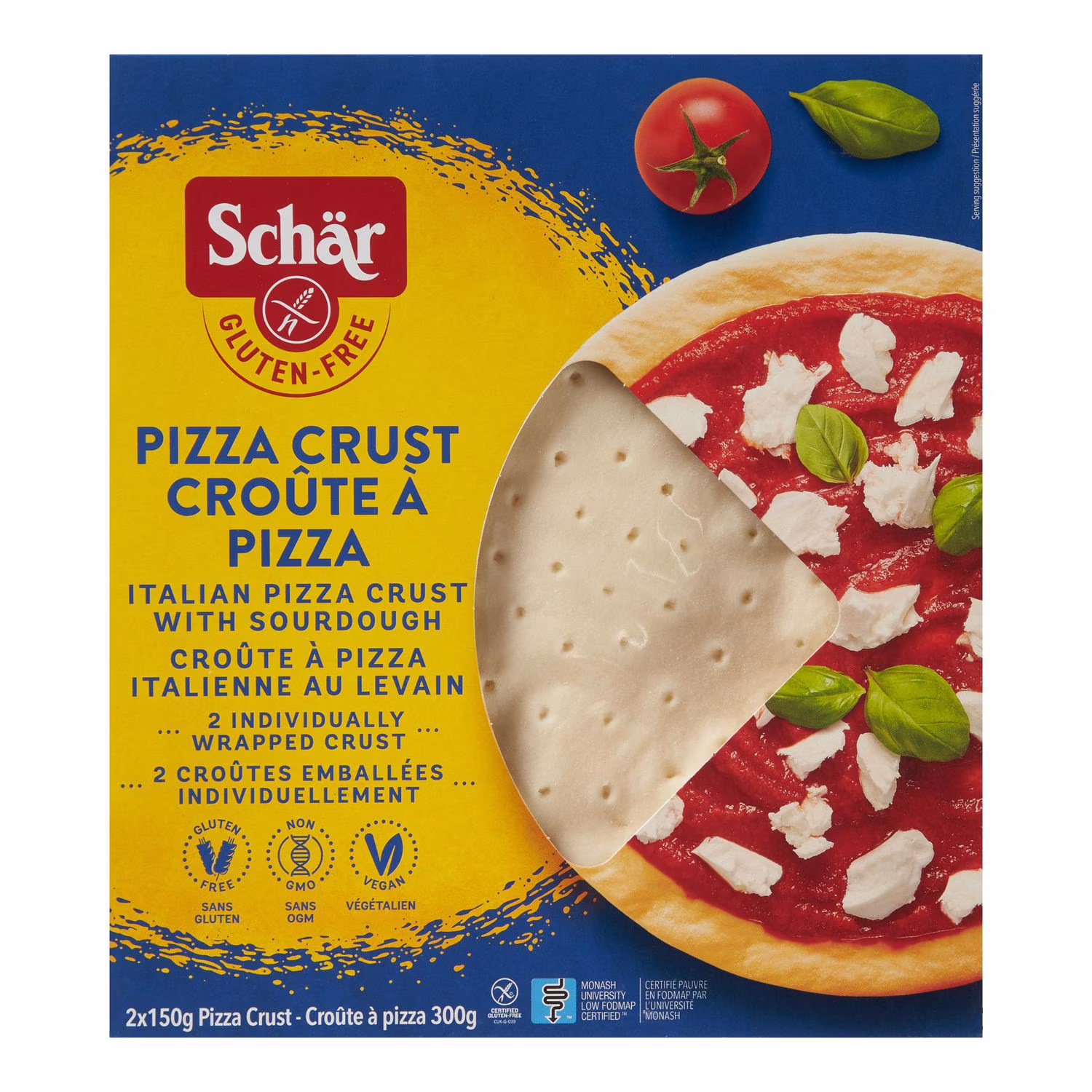 Gluten-free croûte à pizza