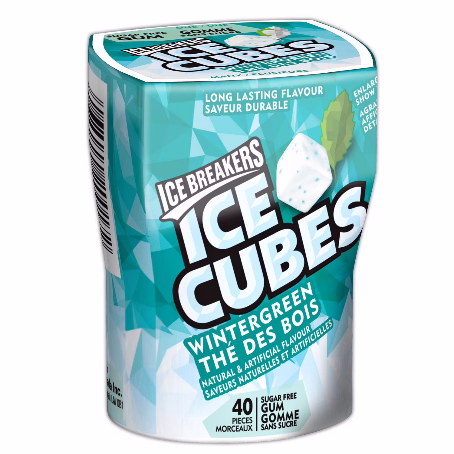 Gomme sans sucre à saveur de thé des bois ice breakers ice cubes gomme sans sucre à saveur de thé des bois ice breakers ice cubes. 40 pièces