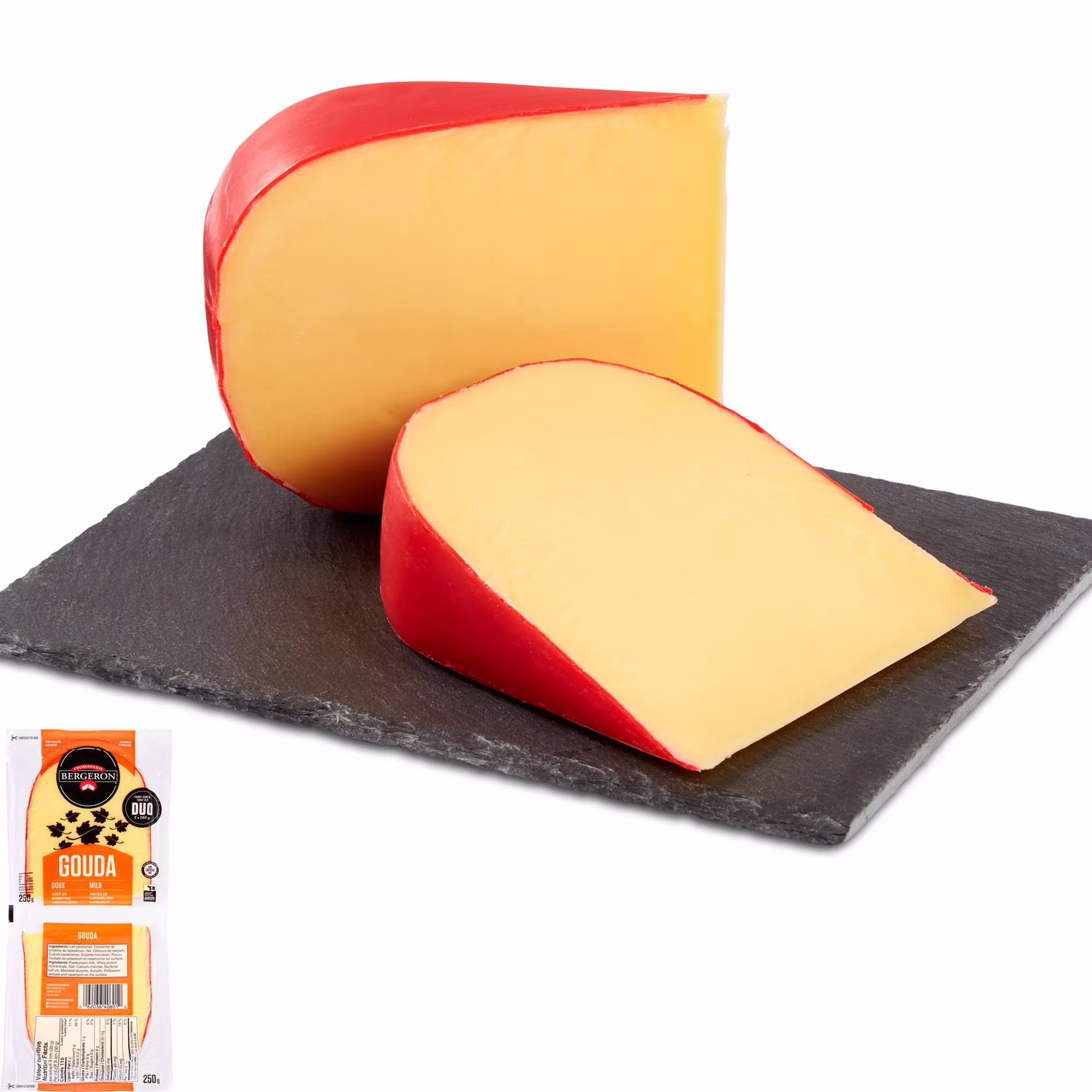Gouda doux sans lactose