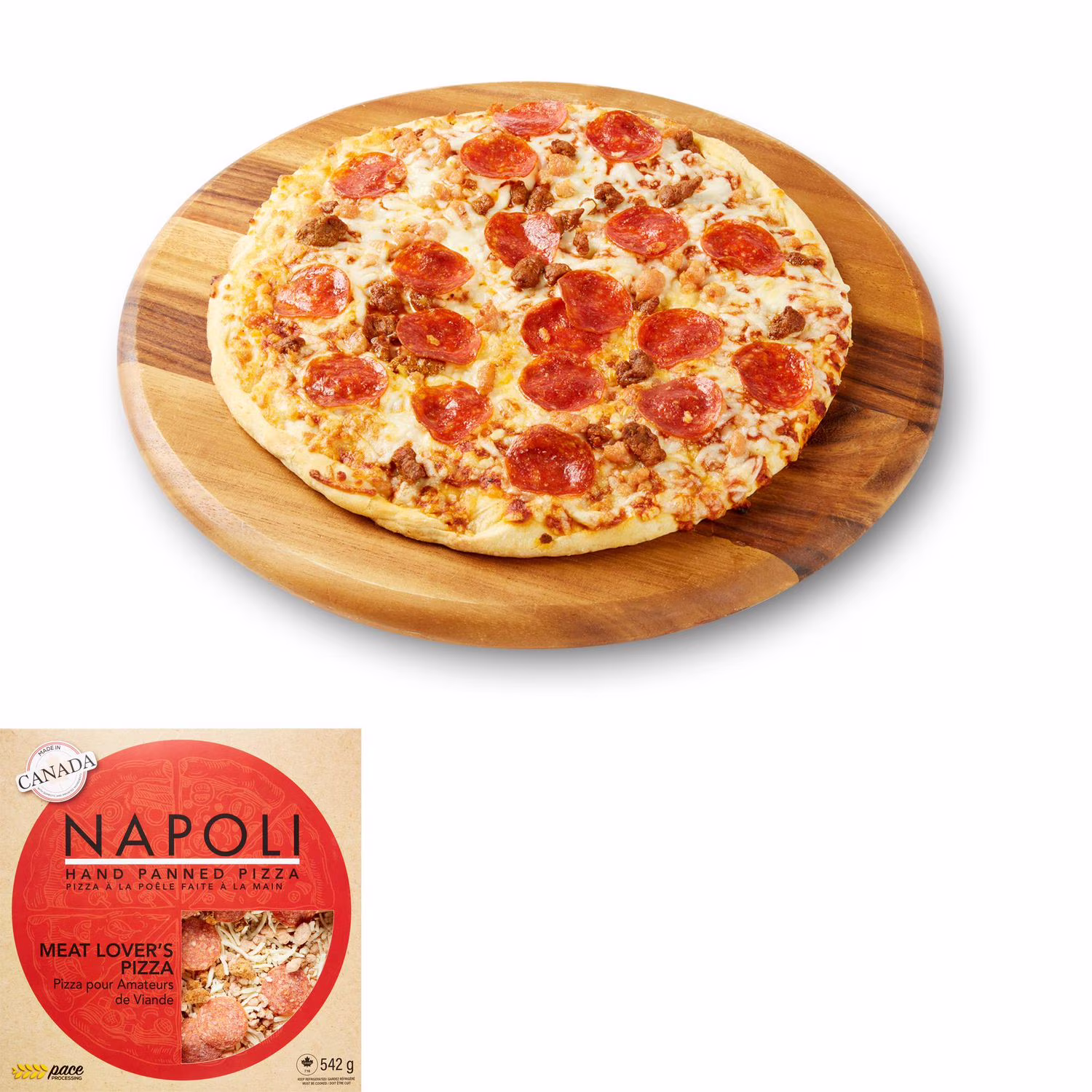 Pizza pour les amateurs de viande napoli étirée à la main de 12 po energizing moisturizer