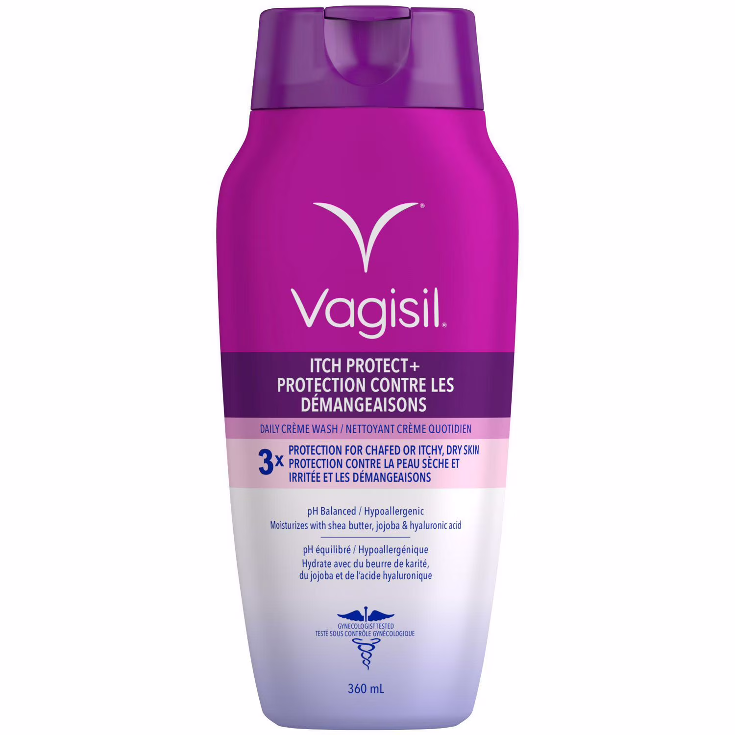 Nettoyant crème quotidien vagisil protection contre les démangeaisons 13"x18"