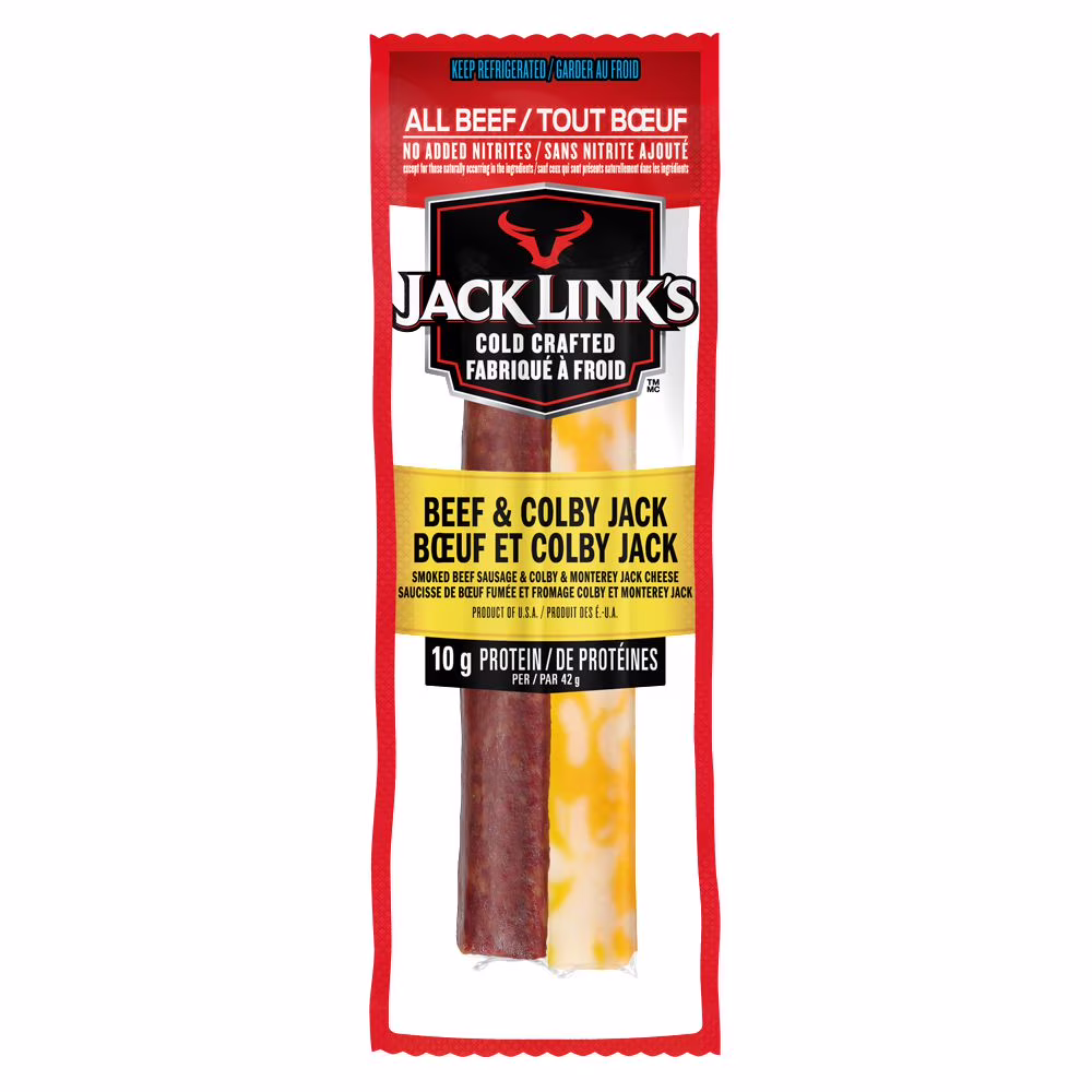 Jack link's cold crafted et fromage colby jack khbbv53