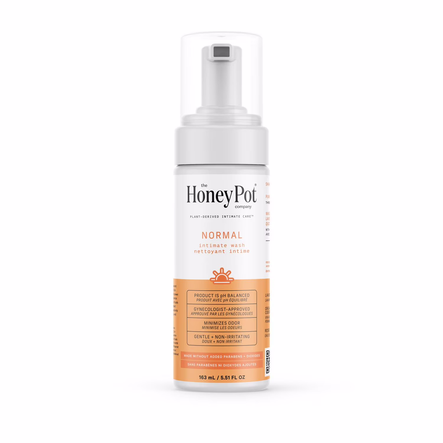 The honey pot company. nettoyant moussant féminin normal.  honey pot lavage féminin normal