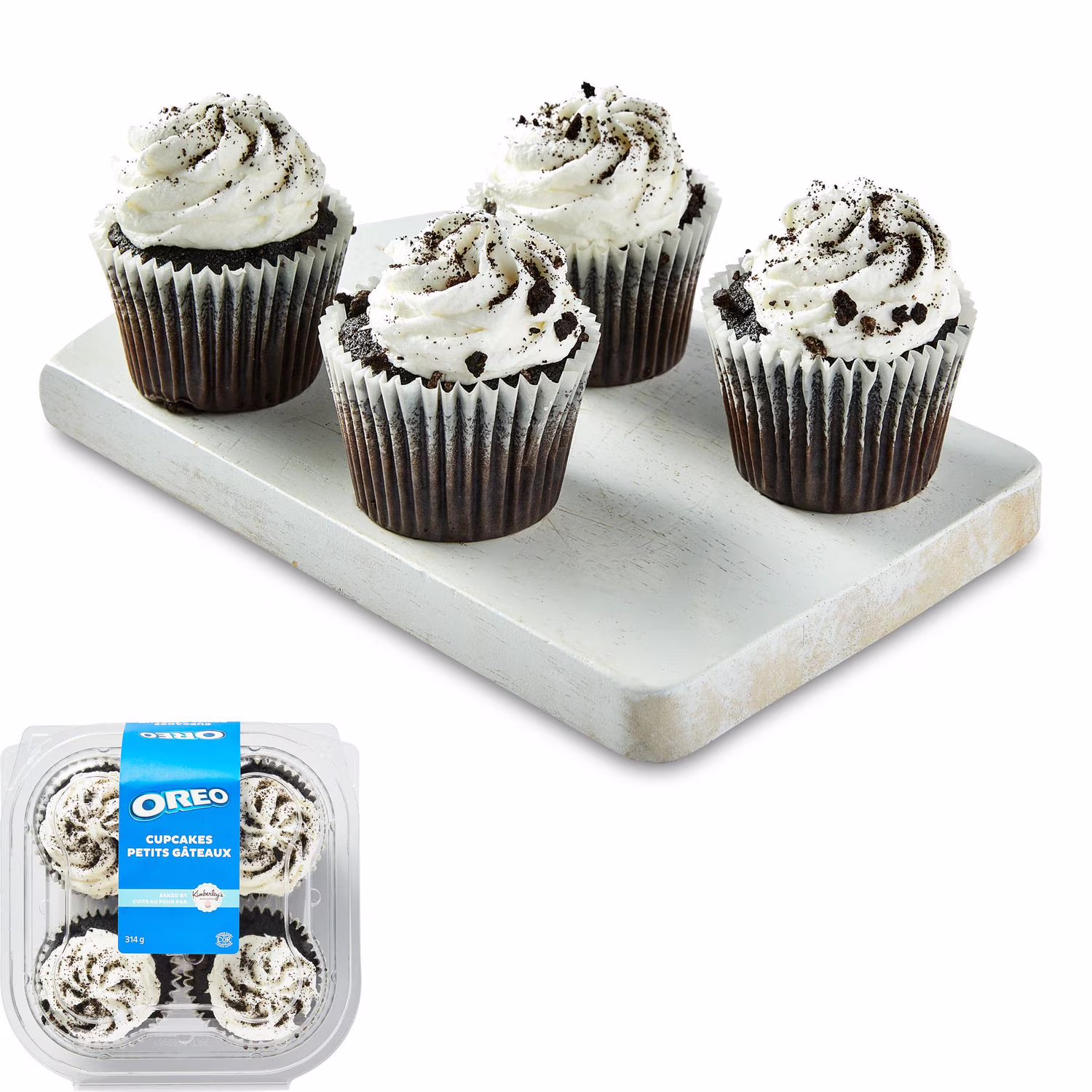 Petits gâteaux oreo cuits au four par kimberley's bakeshoppe 4 petits gâteaux. total de