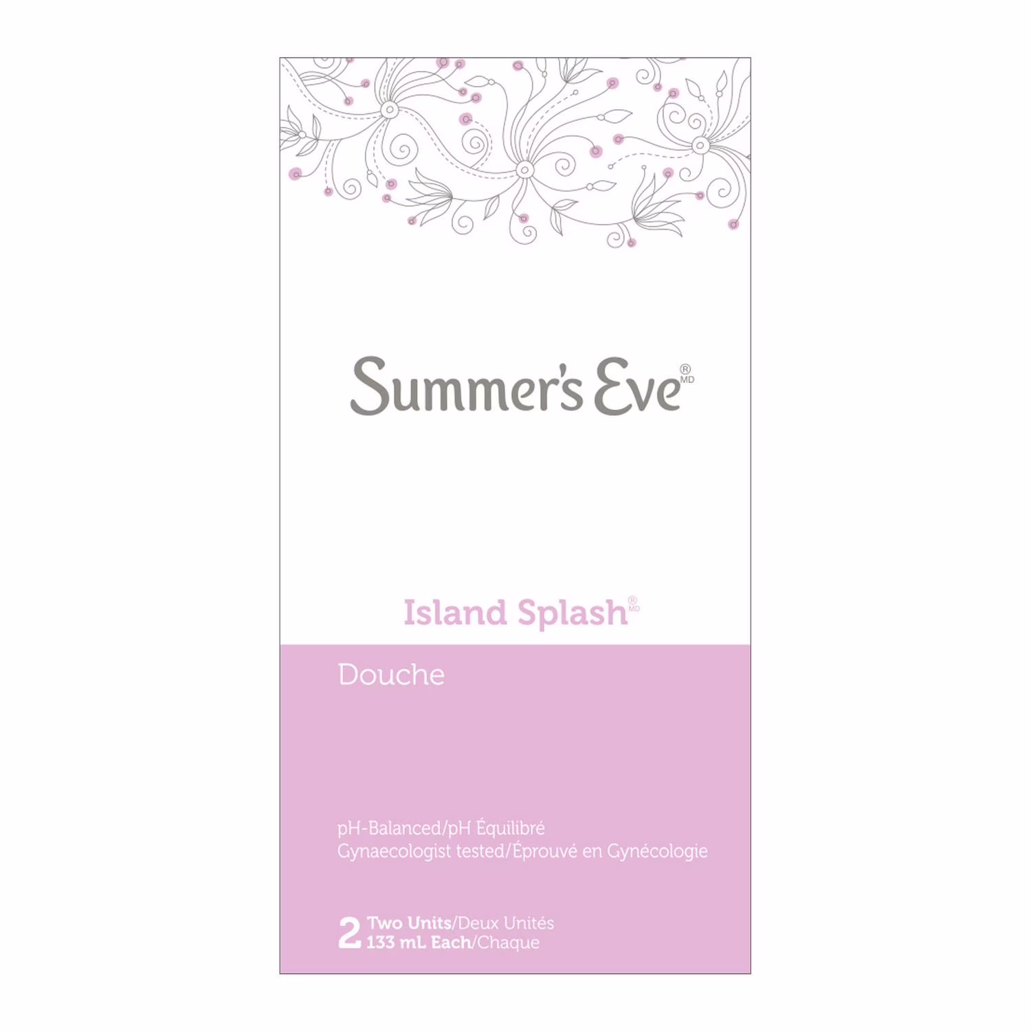 Summer's eve island splash douche ph equilibre 2 x 133 m