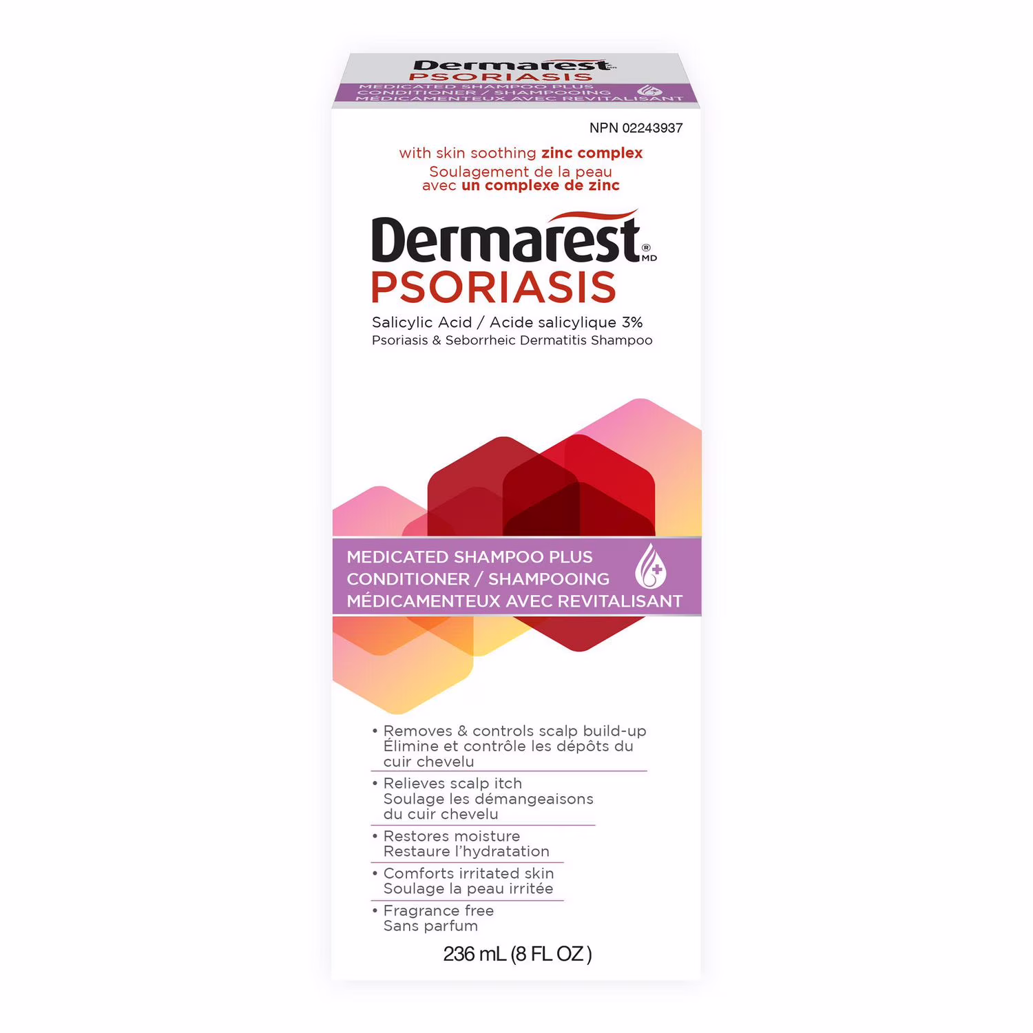 Shampoing médicamenteux avec revitalisant