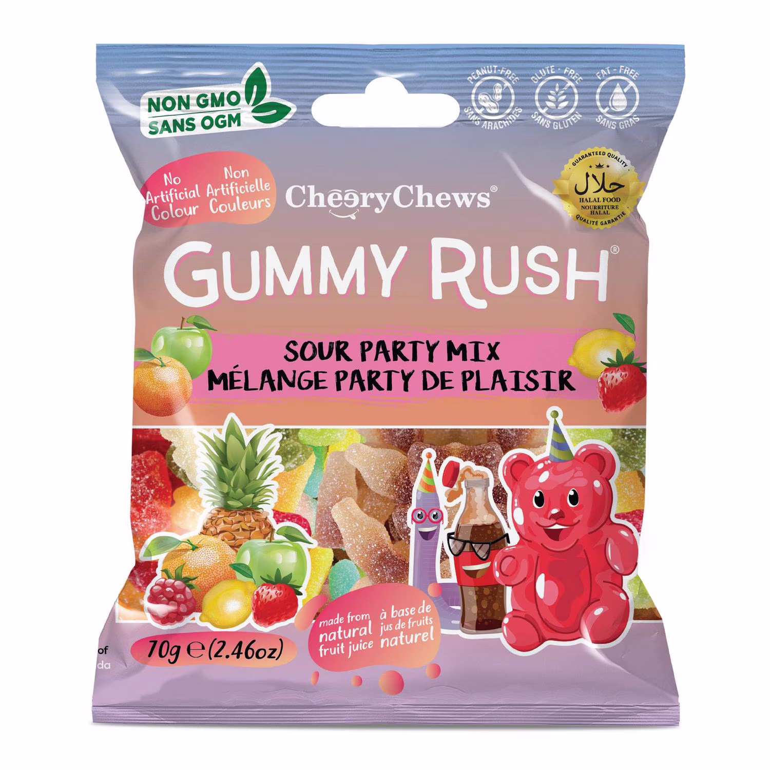 Gummy rush - sour party mix 2.46oz