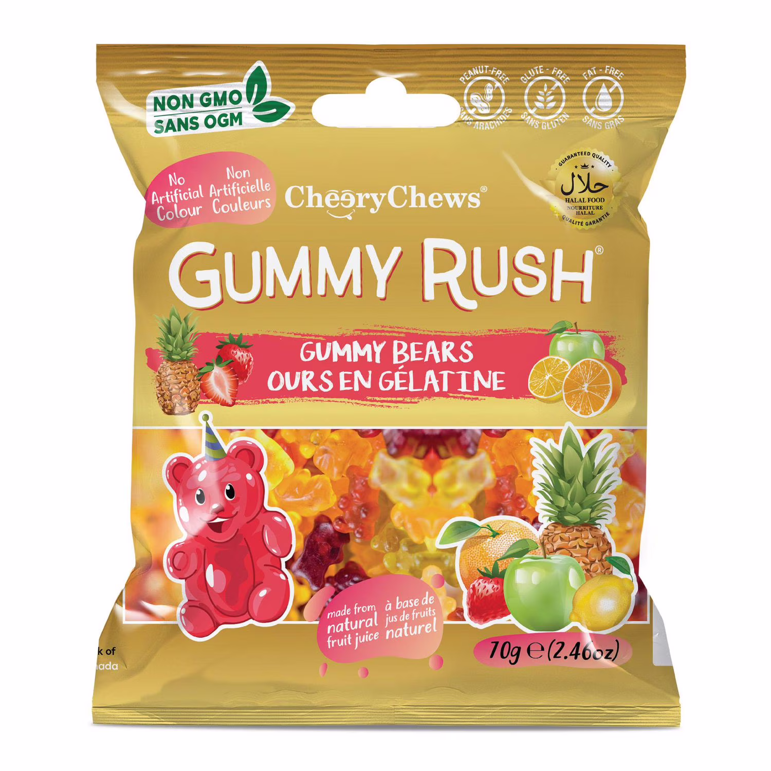Gummy rush - oursons gommeux 2.46oz