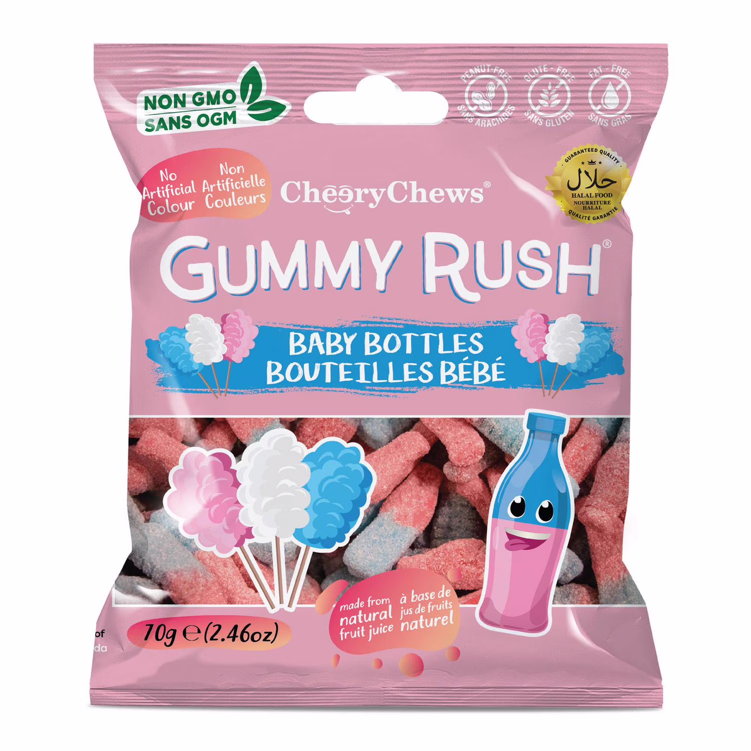 Gummy rush - biberon 2.46oz