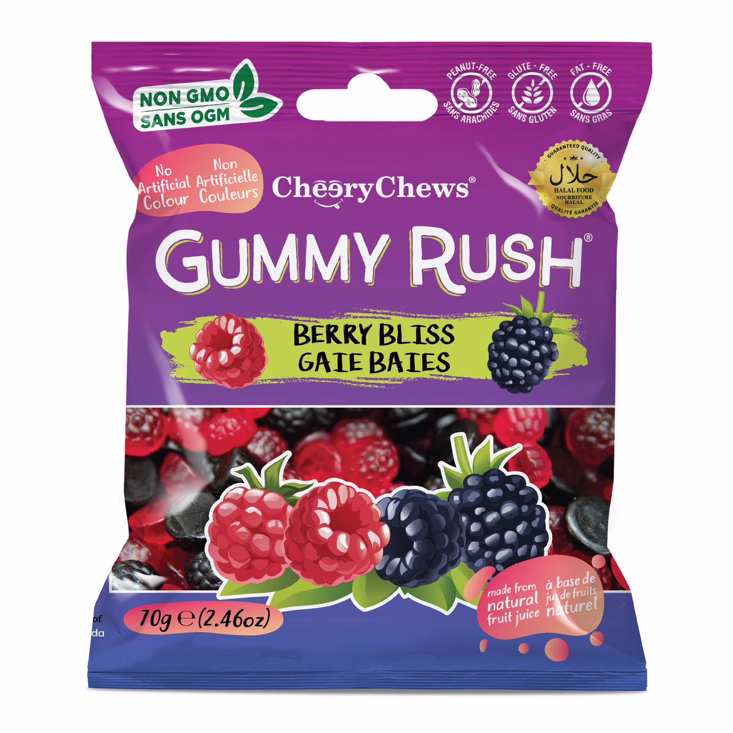 Gummy rush - berry bliss 2.46oz