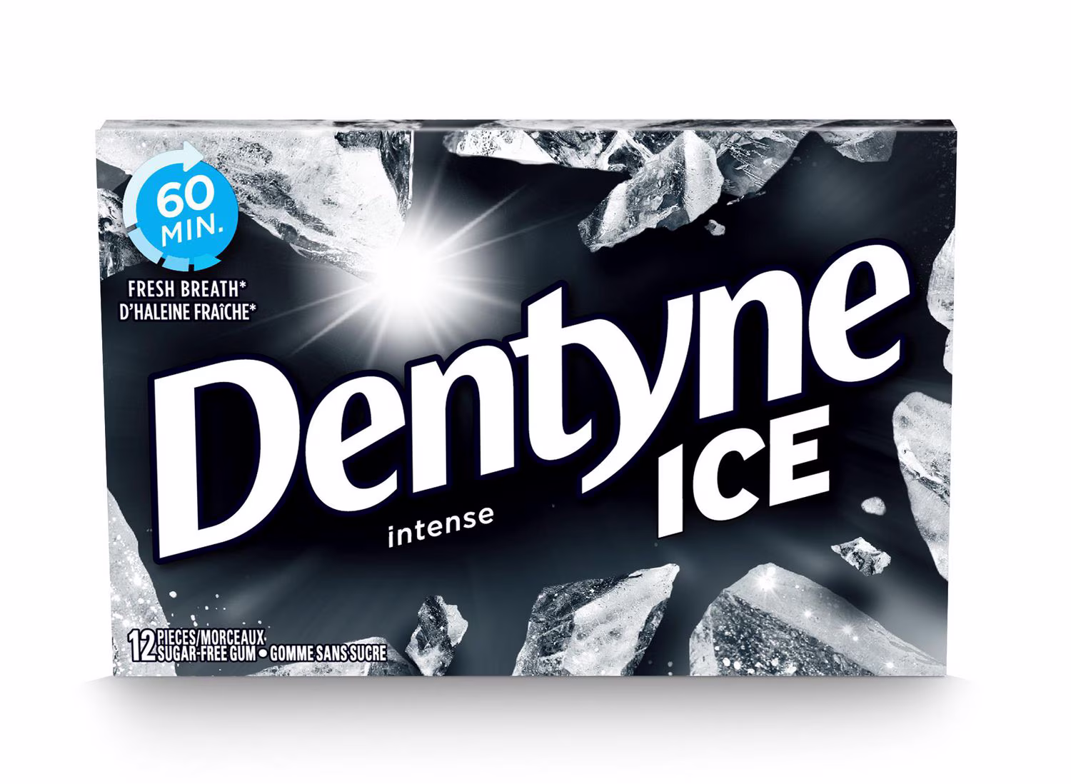 Gomme sans sucre à saveur Intense