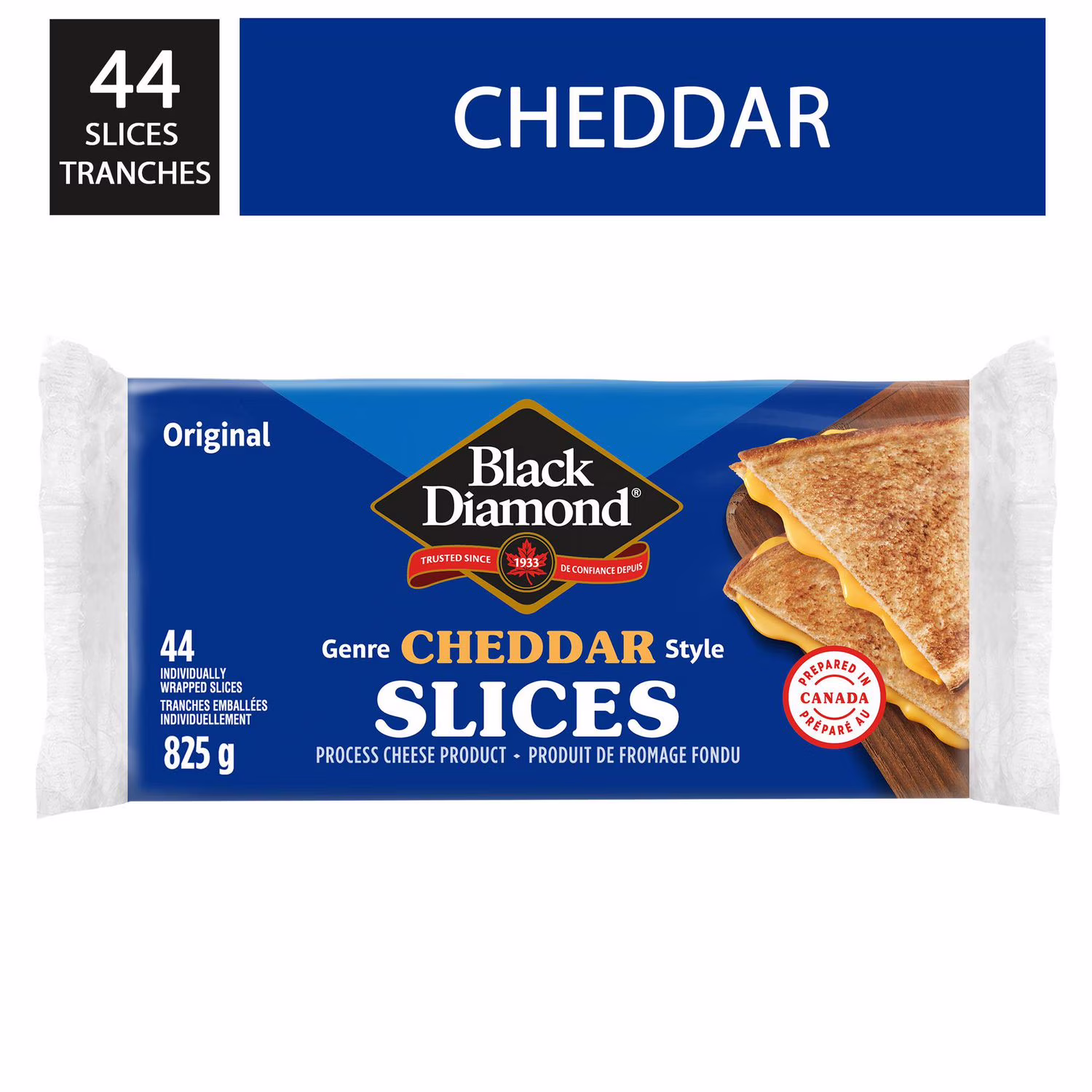 Fromage tranches mince 44 bd 44 tranches.
