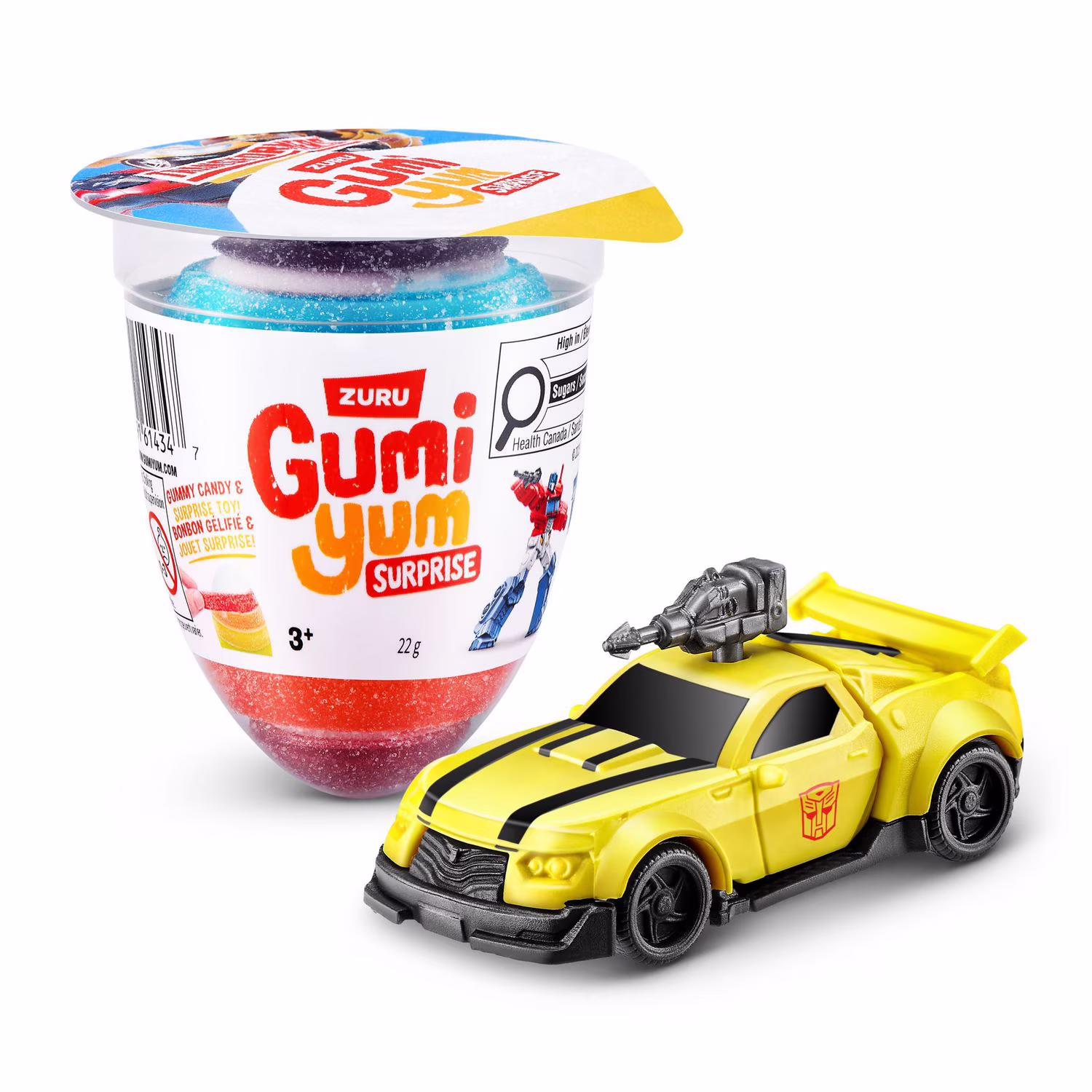 Gumi yum surprise transformers  bonbon gélifié et jouet 4-10 ans déballage de jouets