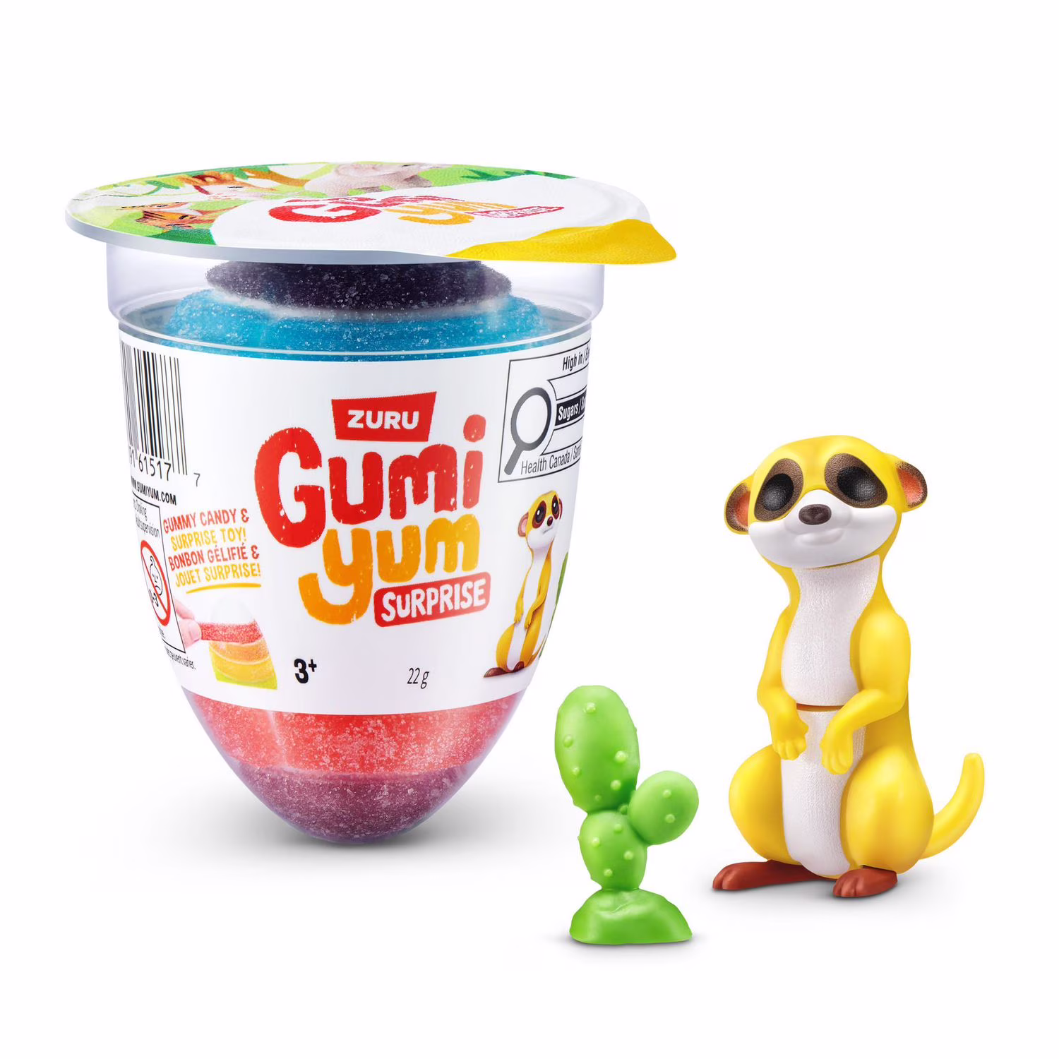 Gumi yum surprise faune  bonbon gélifié et jouet filles et garçons 4-10 ans déballage de jouets