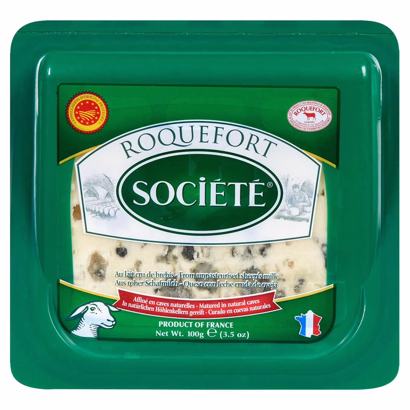 Fromage roquefort de lait cru de brebis