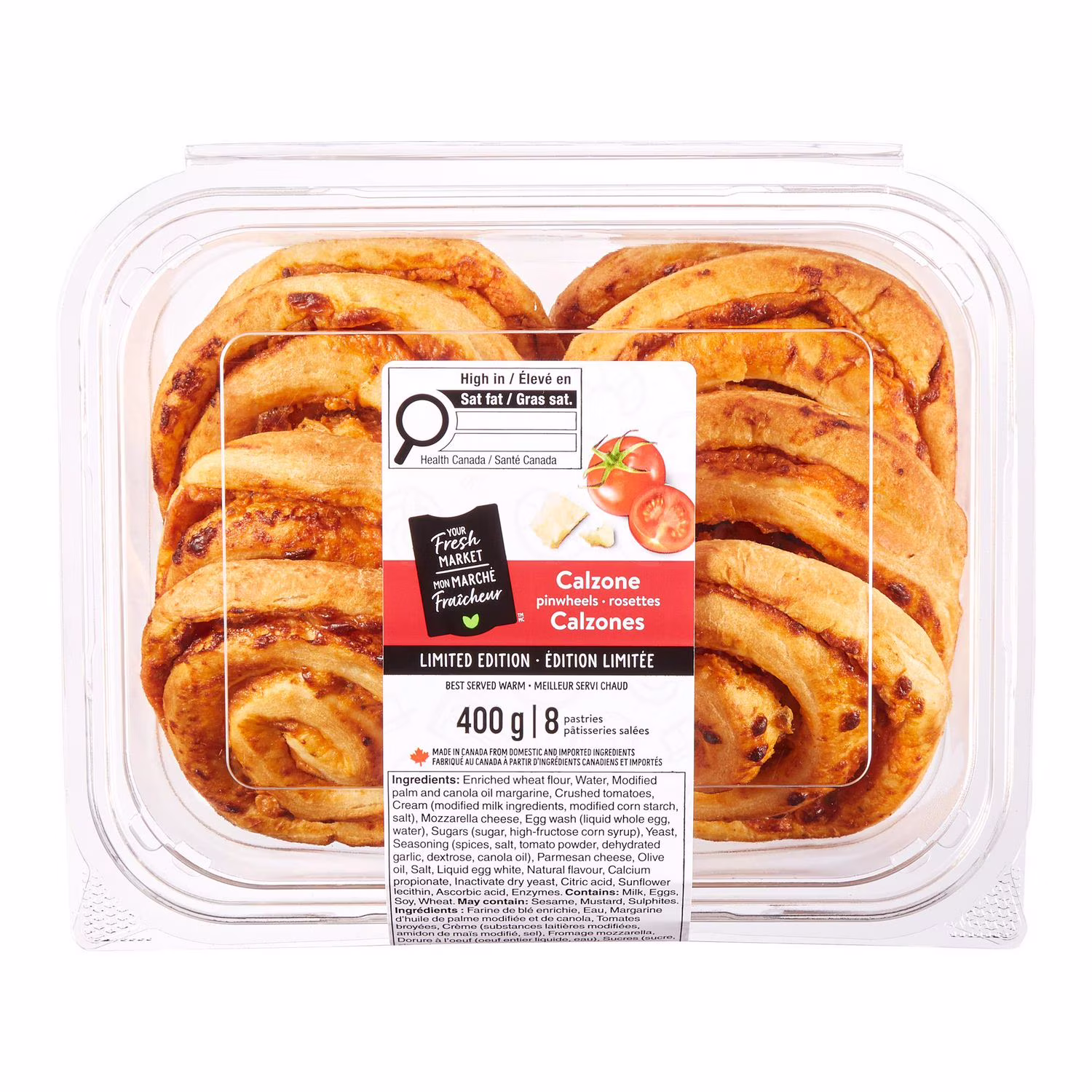 Rosettes de calzone mon marché fraîcheur