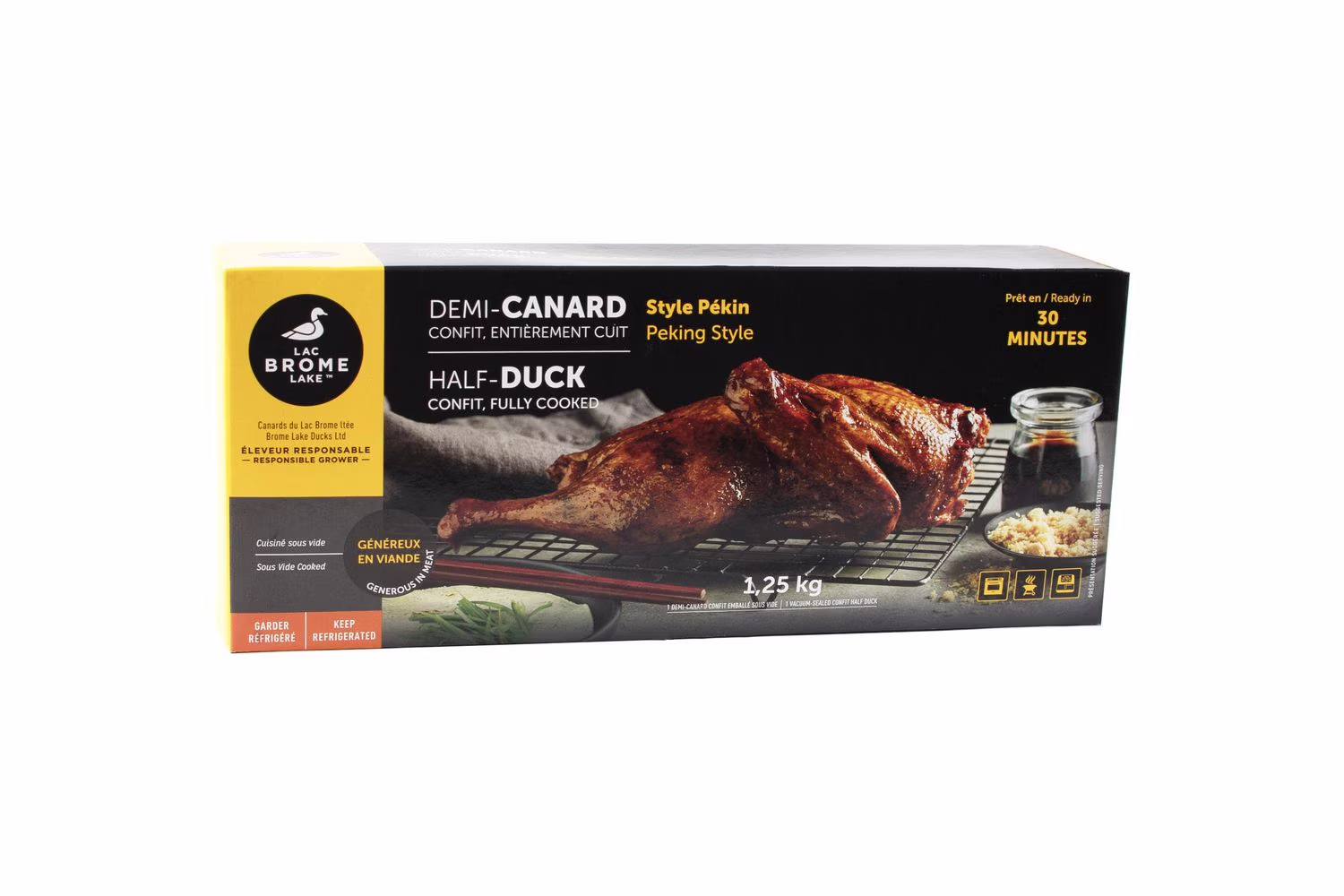 Brome Lake Ducks Confit de demi-canard style Pékin 1.25 kg