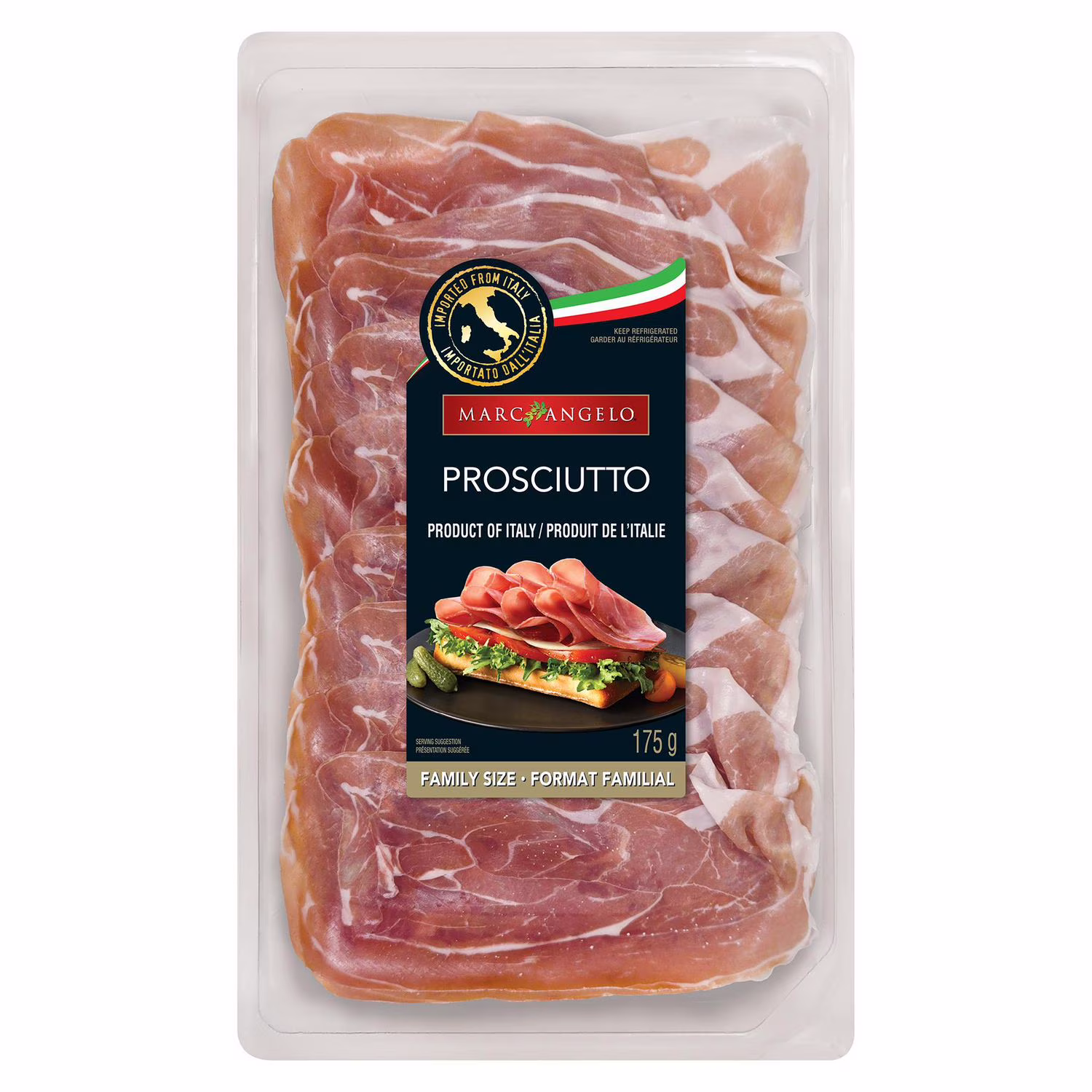 Charcuterie proscuitto format familial